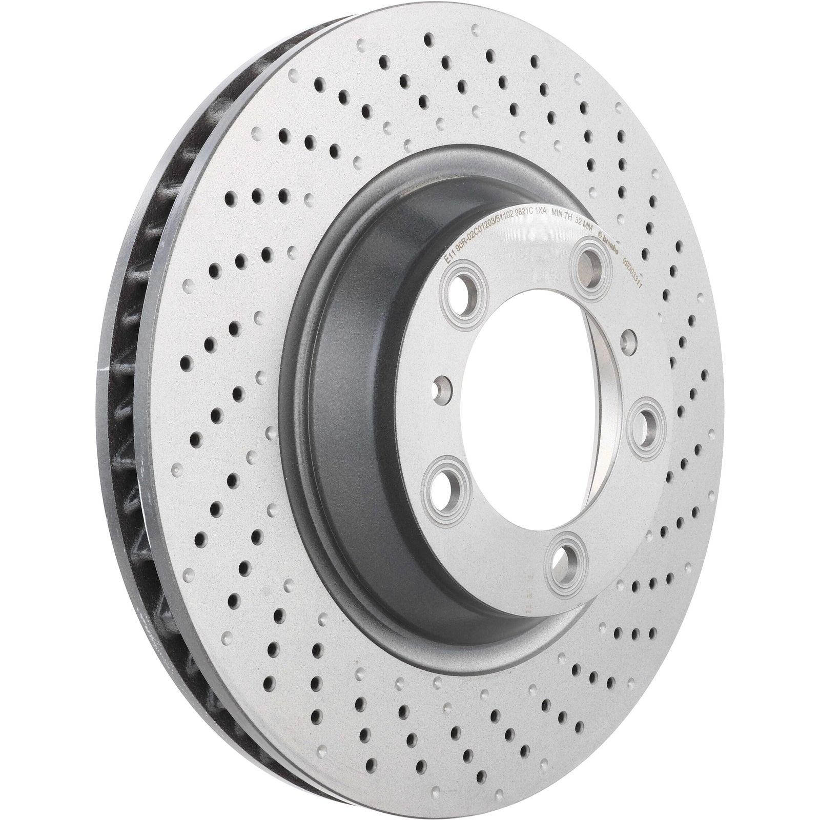 PRIME UV Coated Front Right Disc Brake Rotor - 09.D933.11_01