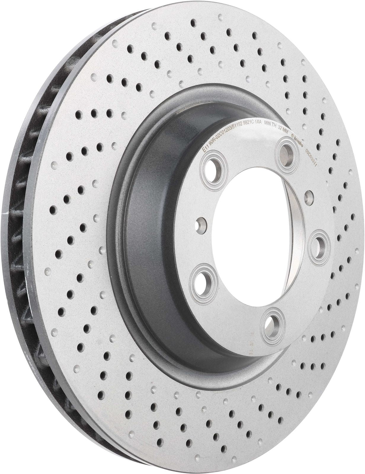 PRIME UV Coated Front Right Disc Brake Rotor - 09.D933.11_01