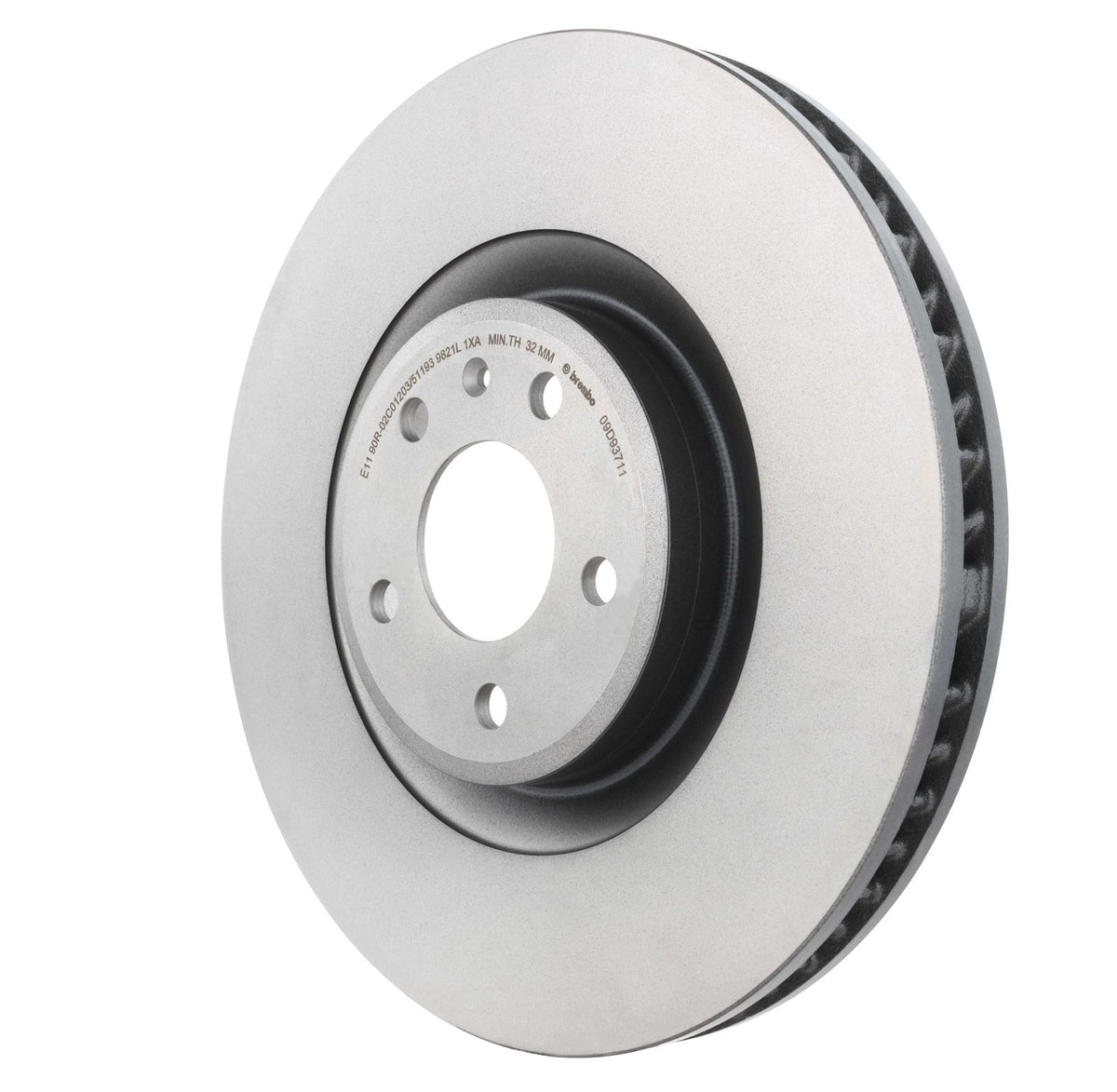 PRIME UV Coated Front Right Disc Brake Rotor - 09.D937.11_09
