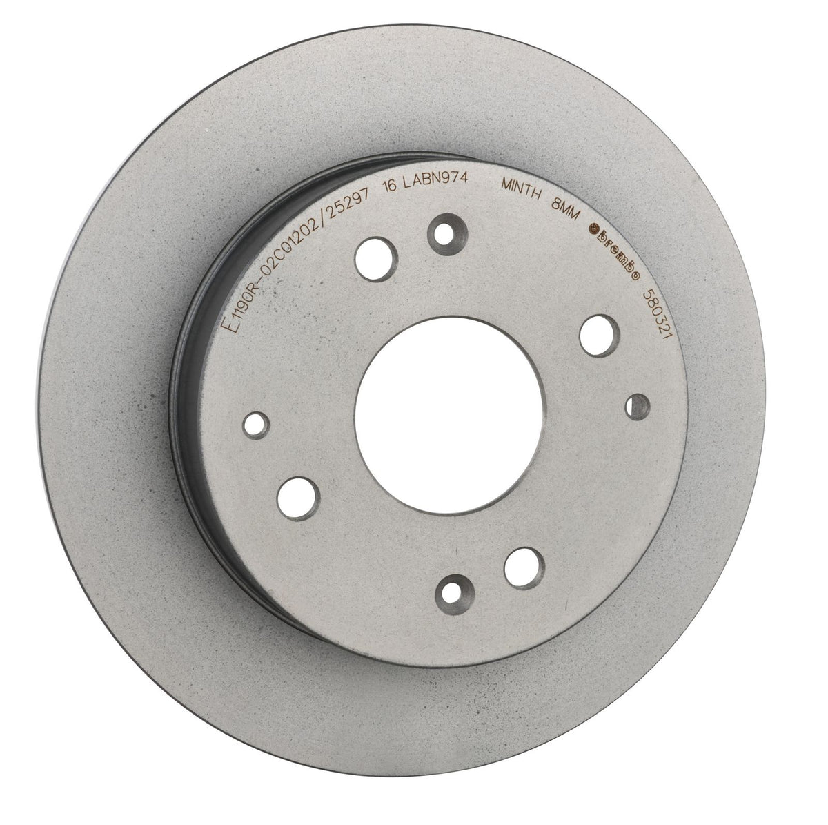 PRIME UV Coated Rear Disc Brake Rotor - 08.5803.21_30