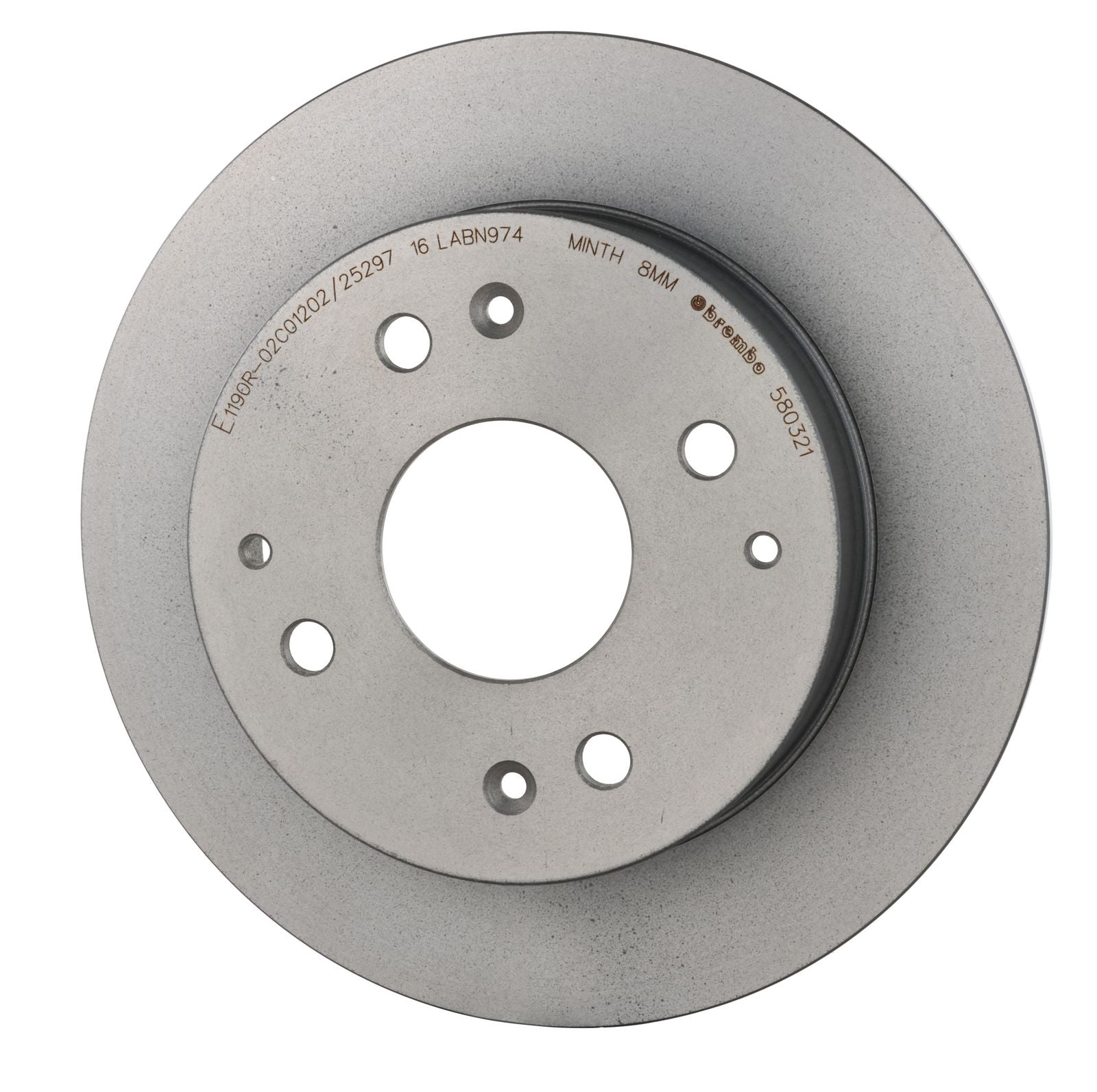 PRIME UV Coated Rear Disc Brake Rotor - 08.5803.21_08