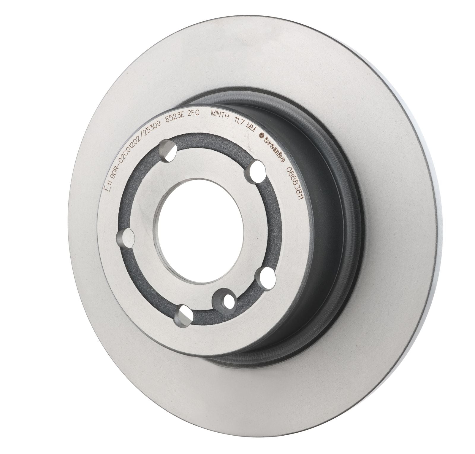 PRIME UV Coated Rear Disc Brake Rotor - 08.6838.11_09