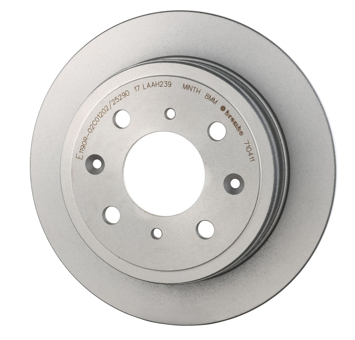 PRIME UV Coated Rear Disc Brake Rotor - 08.7104.11_08