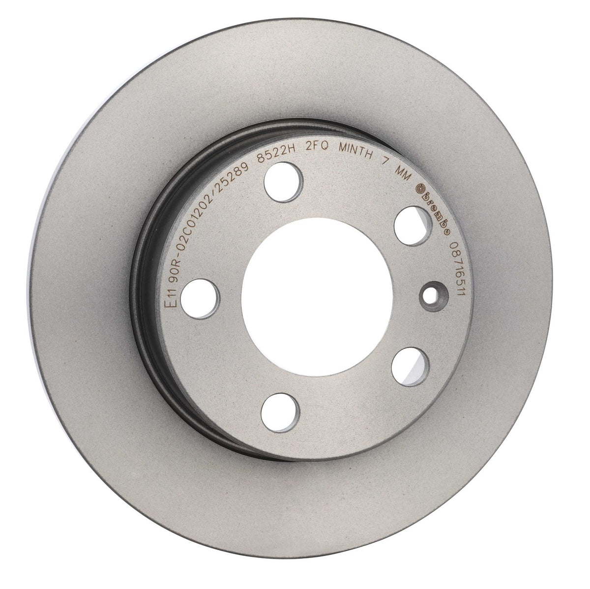 PRIME UV Coated Rear Disc Brake Rotor - 08.7165.11_31