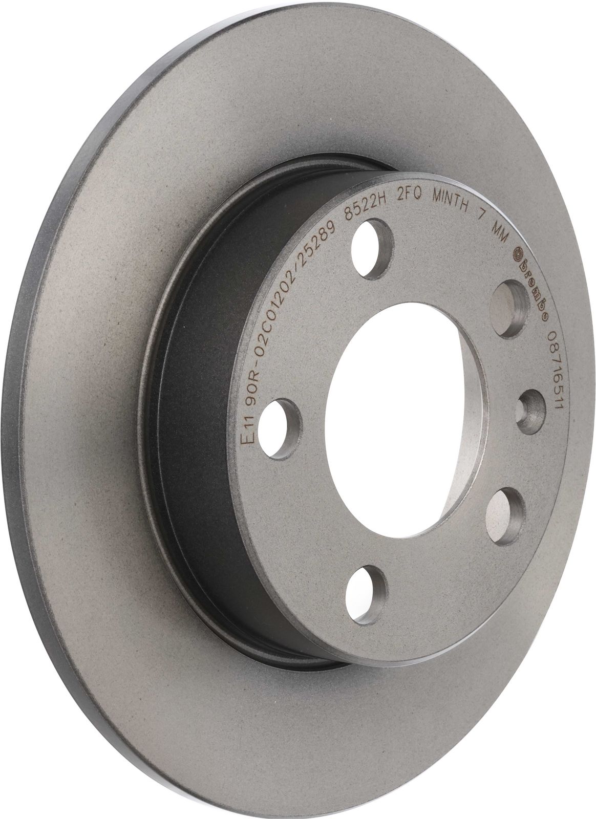 PRIME UV Coated Rear Disc Brake Rotor - 08.7165.11_01