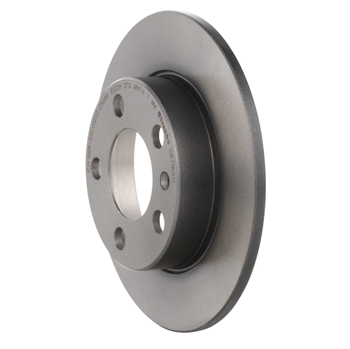 PRIME UV Coated Rear Disc Brake Rotor - 08.7165.11_12