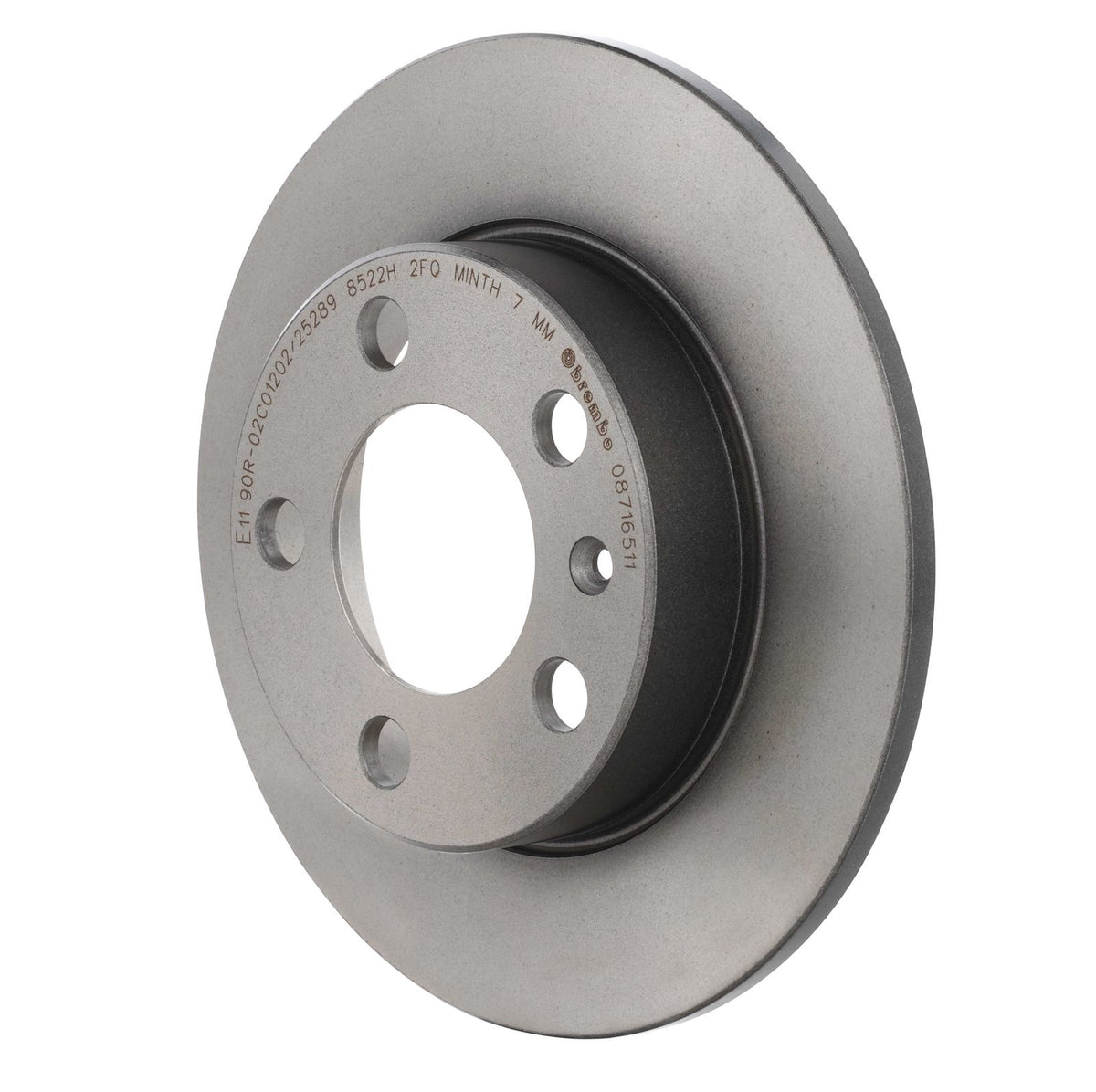 PRIME UV Coated Rear Disc Brake Rotor - 08.7165.11_11