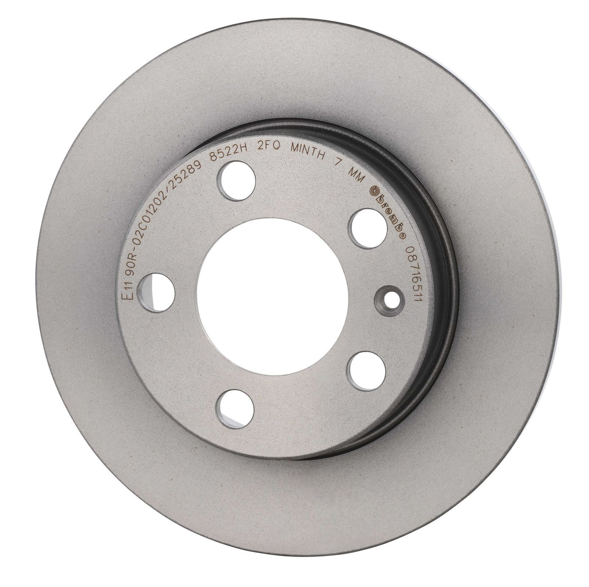 PRIME UV Coated Rear Disc Brake Rotor - 08.7165.11_09
