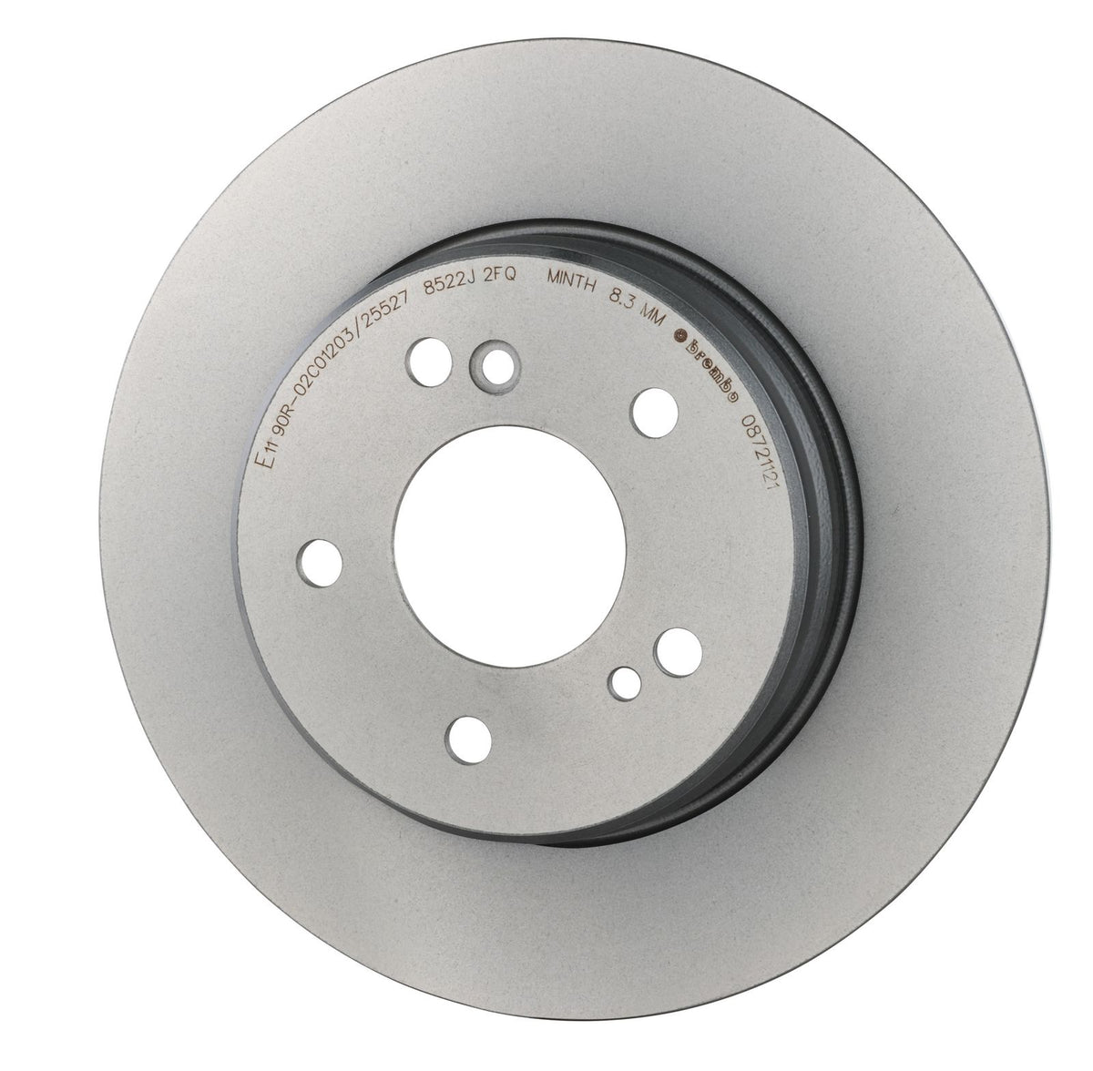 PRIME UV Coated Rear Disc Brake Rotor - 08.7211.21_09