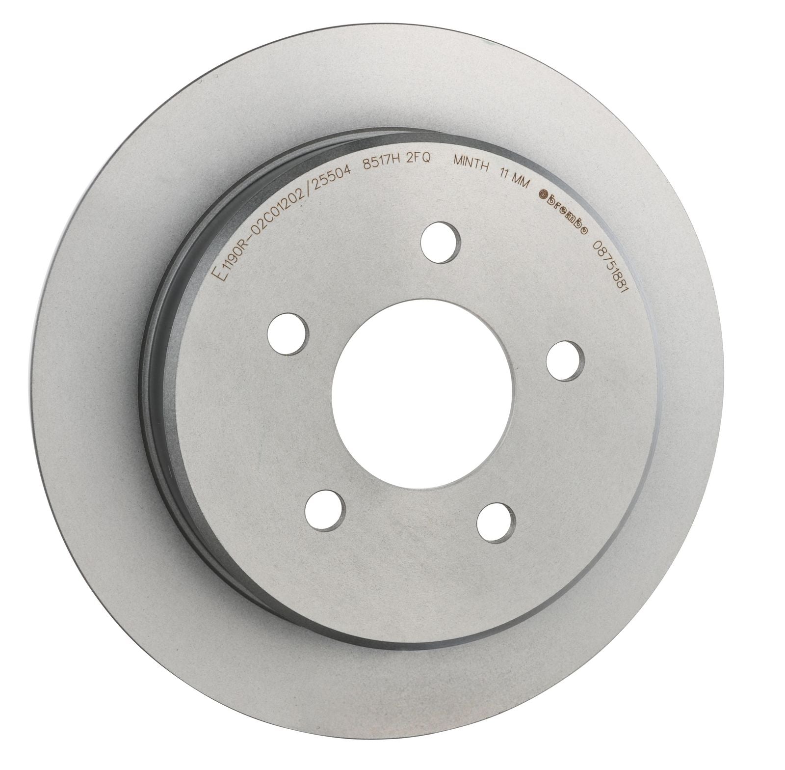 PRIME UV Coated Rear Disc Brake Rotor - 08.7518.81_30