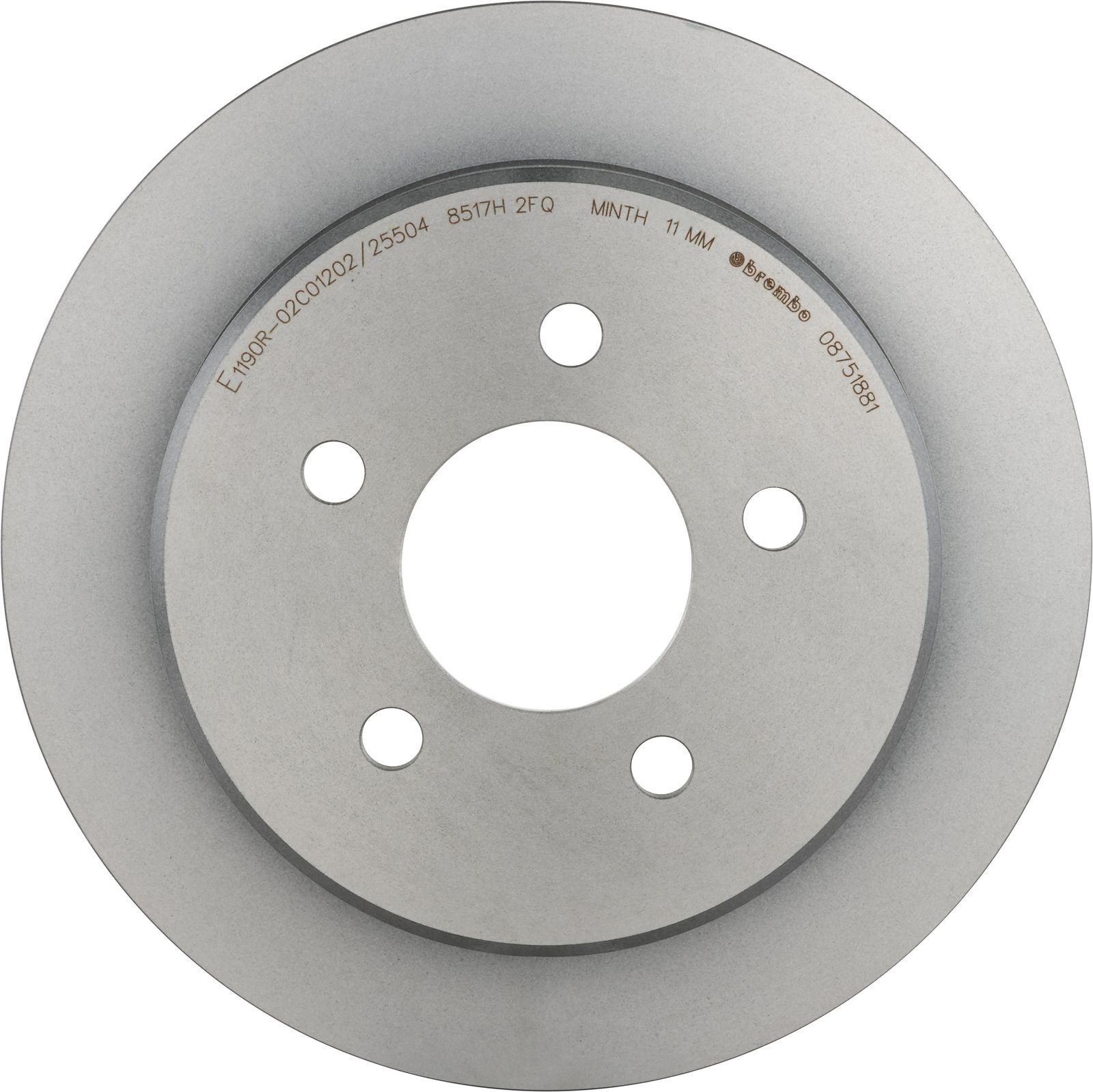 PRIME UV Coated Rear Disc Brake Rotor - 08.7518.81_03