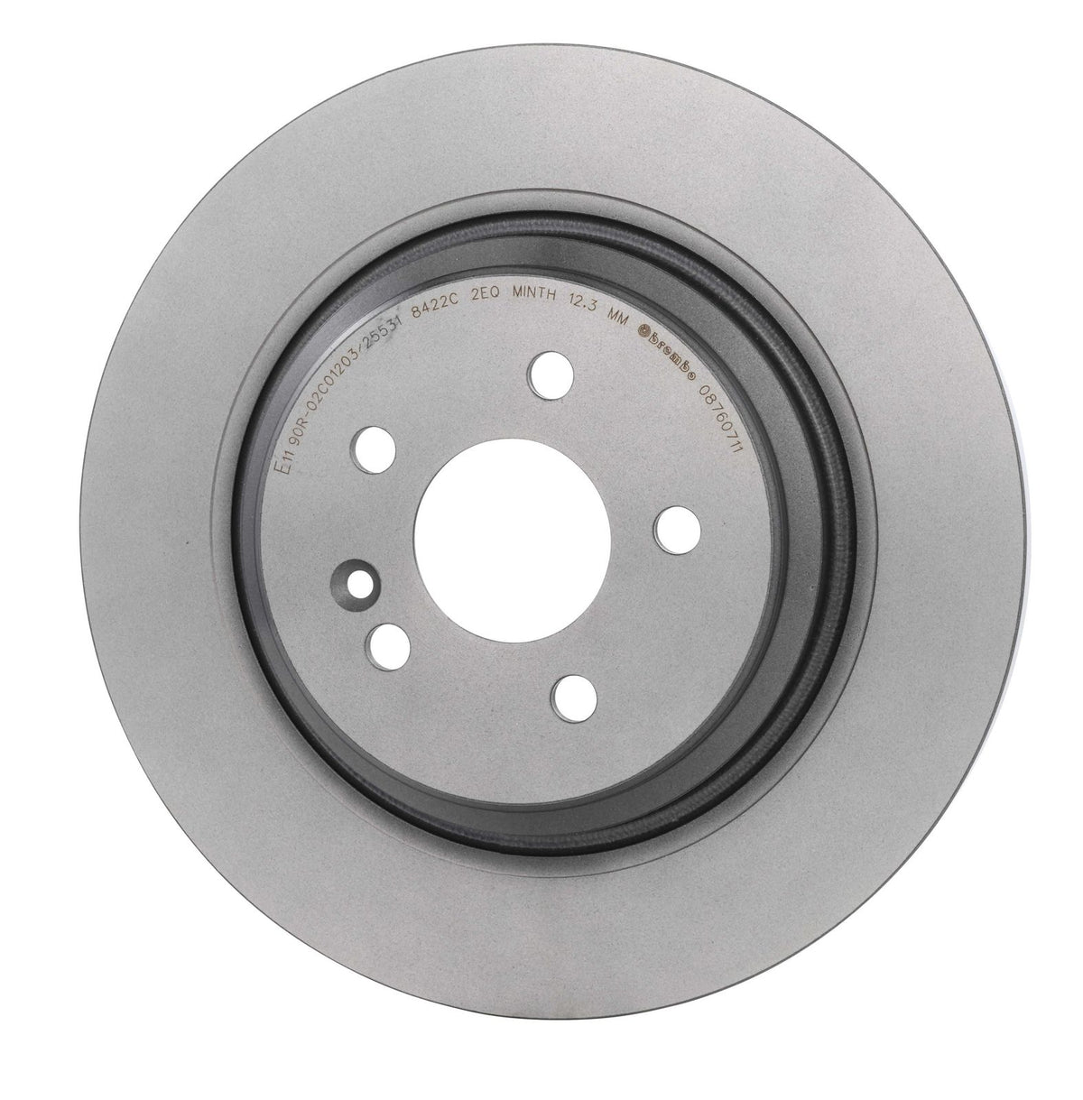PRIME UV Coated Rear Disc Brake Rotor - 08.7607.11_08