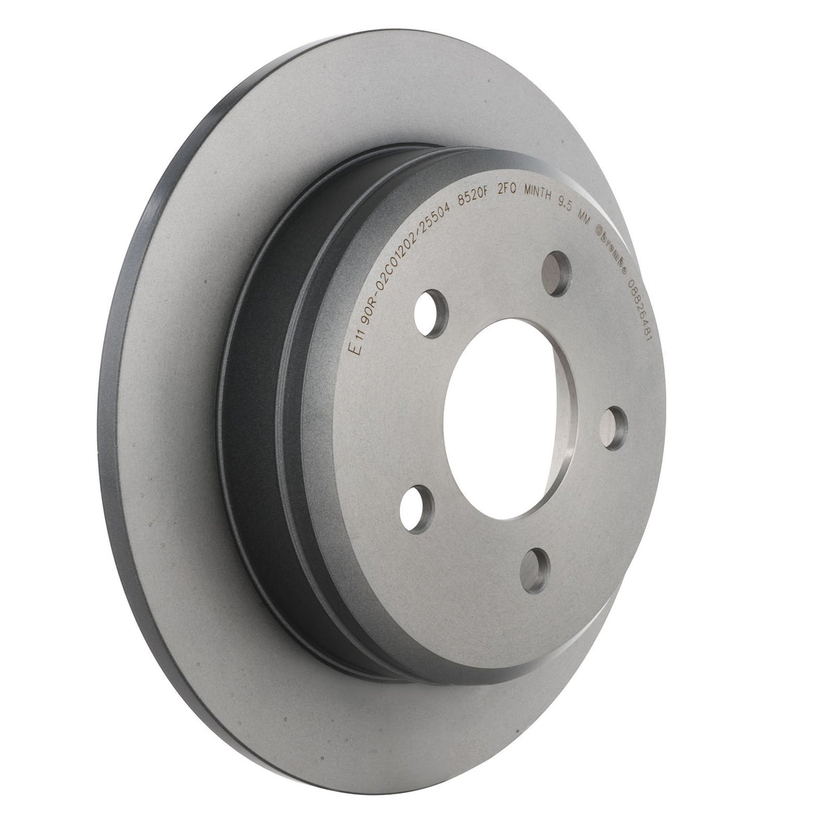 PRIME UV Coated Rear Disc Brake Rotor - 08.8264.81_28