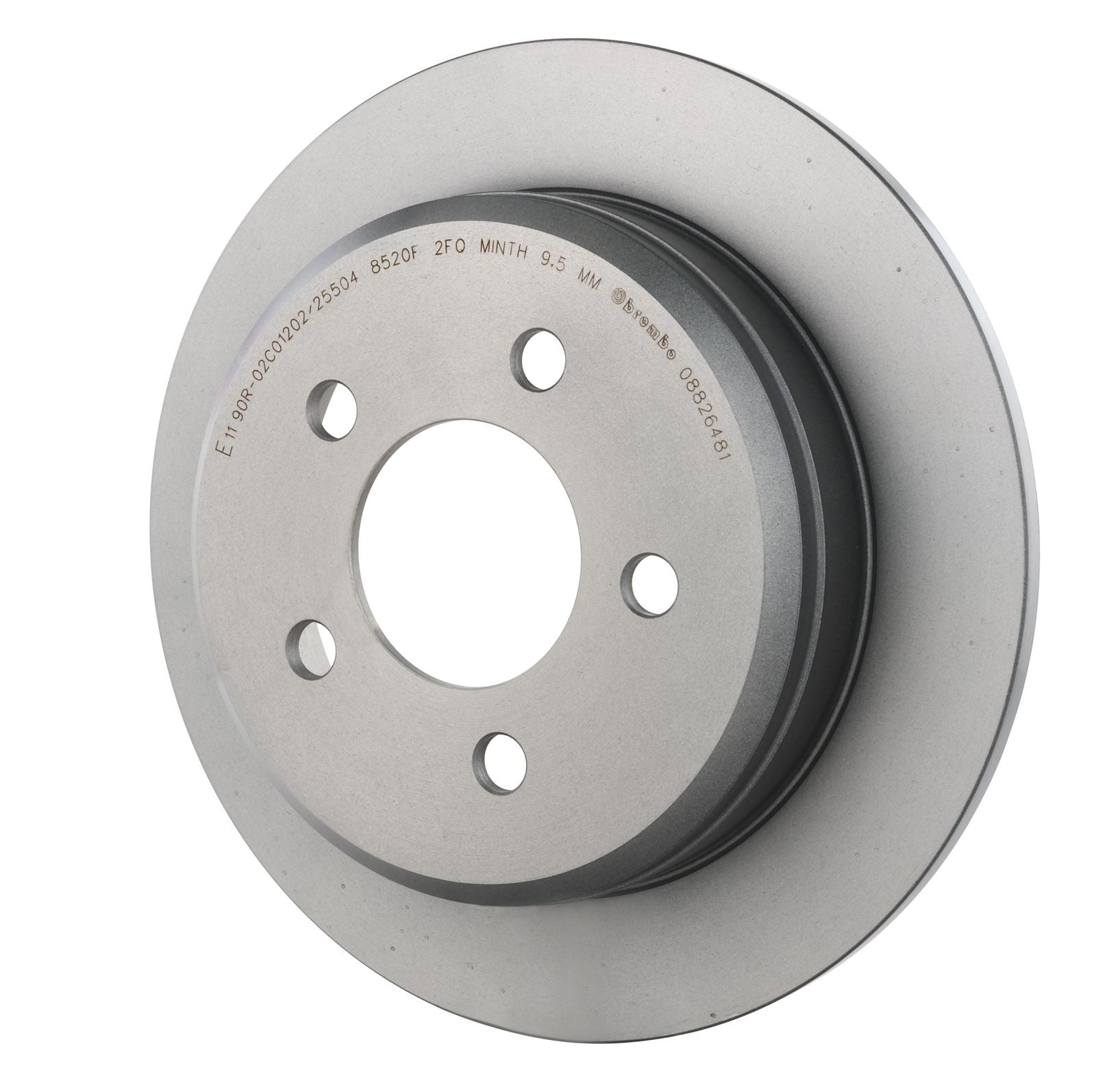 PRIME UV Coated Rear Disc Brake Rotor - 08.8264.81_09
