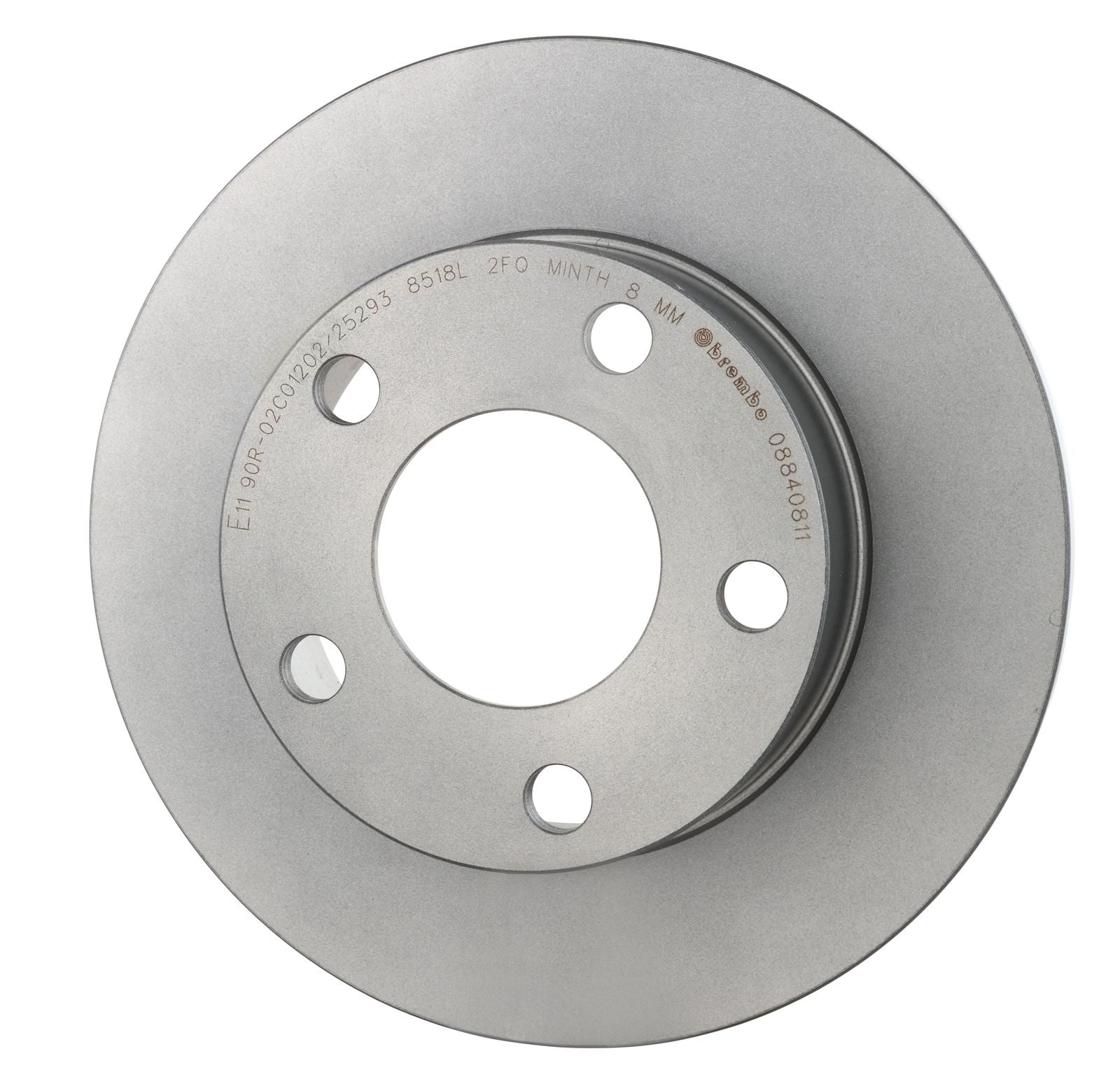 PRIME UV Coated Rear Disc Brake Rotor - 08.8408.11_08