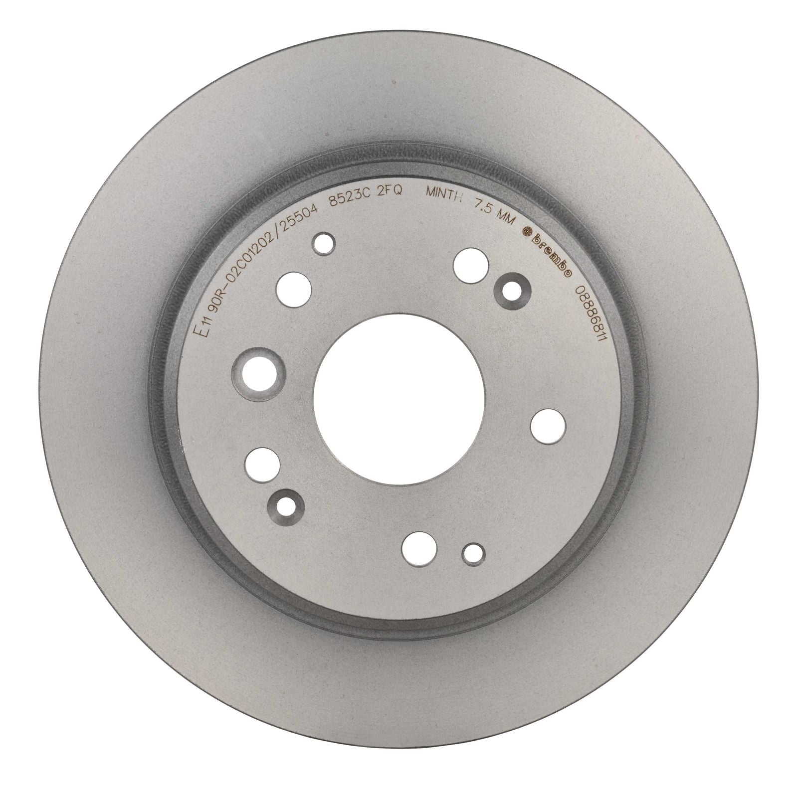 PRIME UV Coated Rear Disc Brake Rotor - 08.8868.11_02