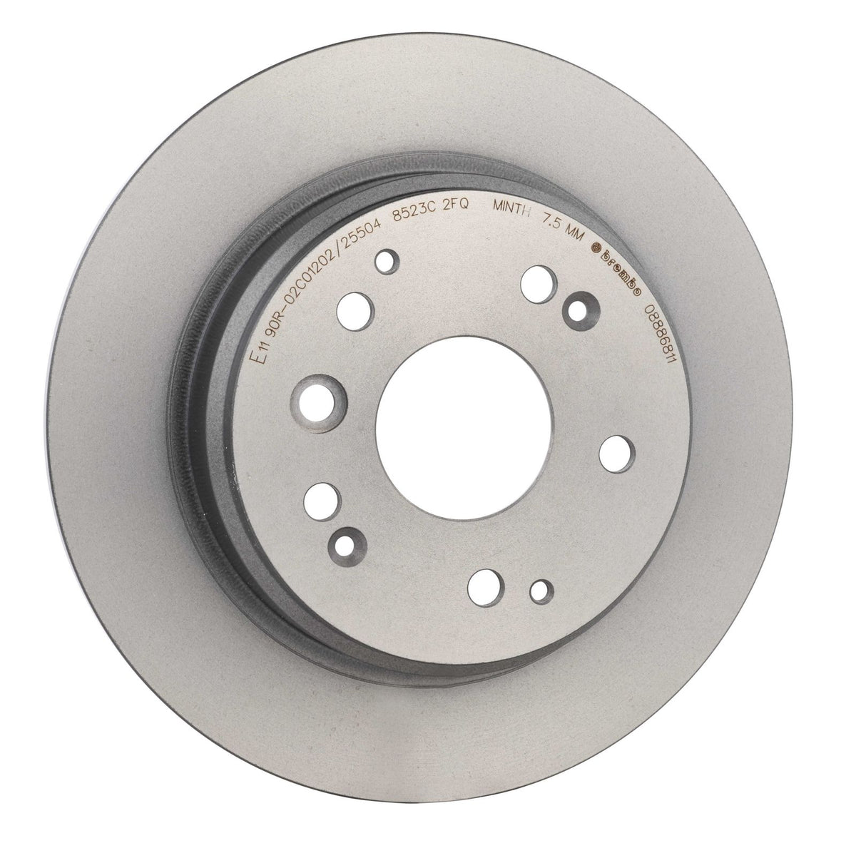 PRIME UV Coated Rear Disc Brake Rotor - 08.8868.11_25