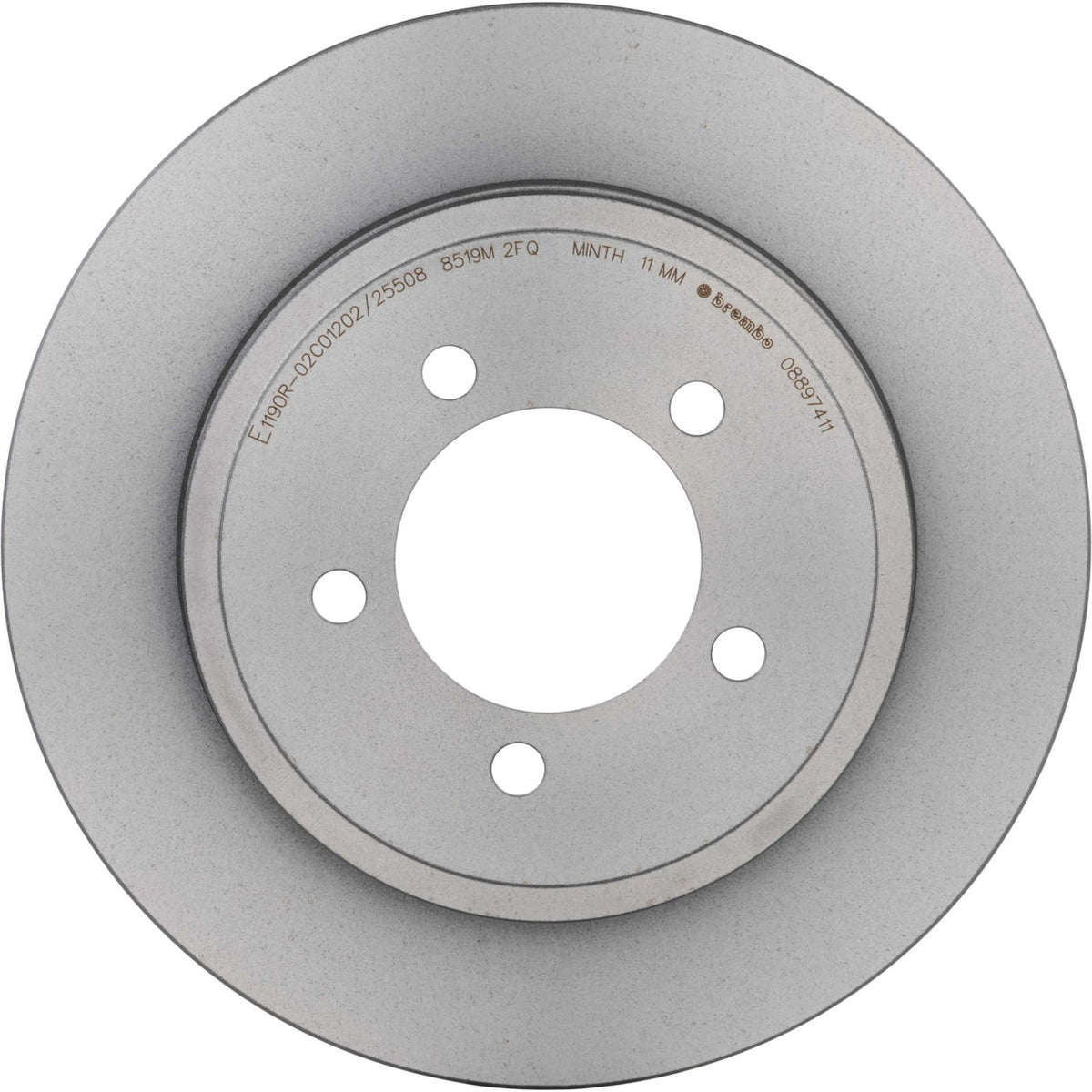 PRIME UV Coated Rear Disc Brake Rotor - 08.8974.11_02