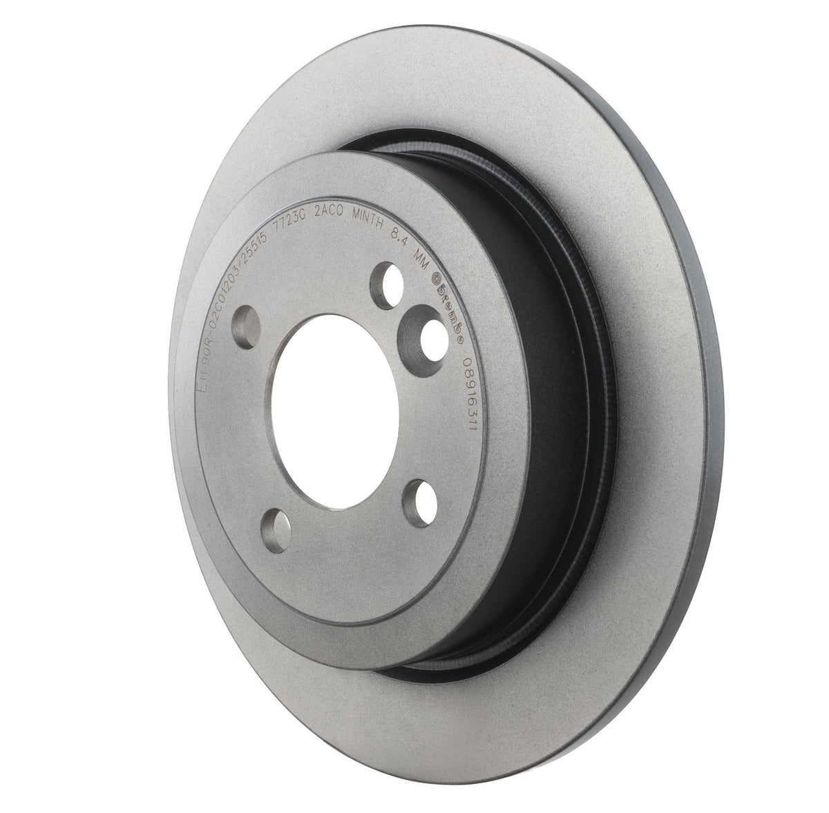 PRIME UV Coated Rear Disc Brake Rotor - 08.9163.11_10