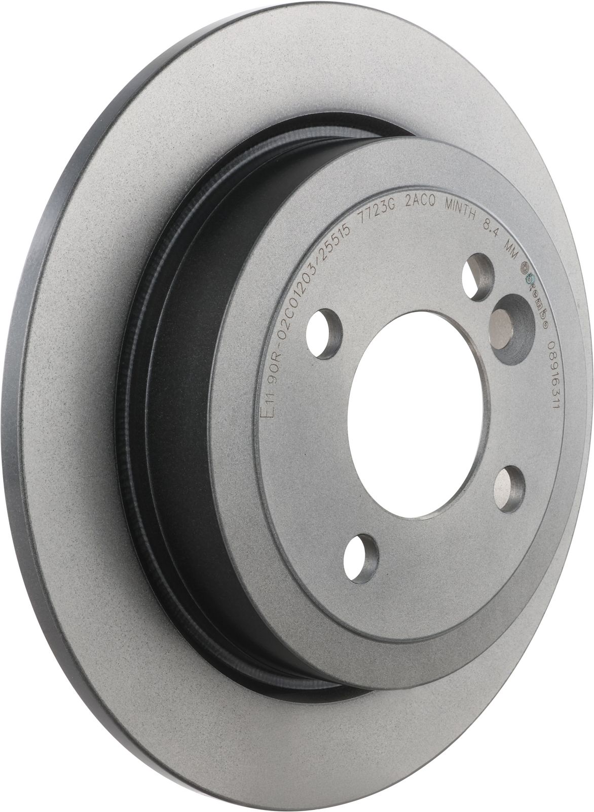 PRIME UV Coated Rear Disc Brake Rotor - 08.9163.11_01
