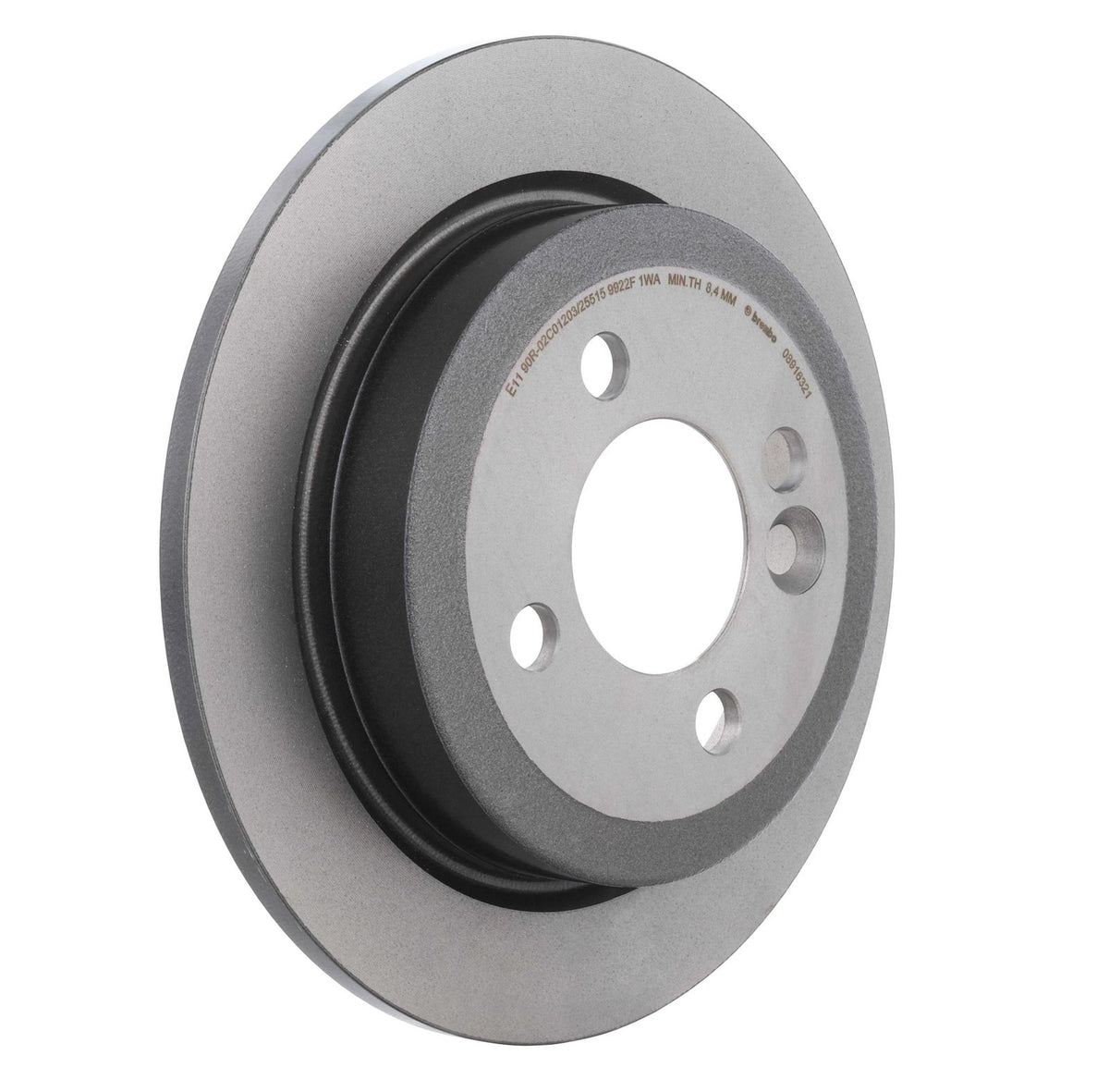 PRIME UV Coated Rear Disc Brake Rotor - 08.9163.21_23