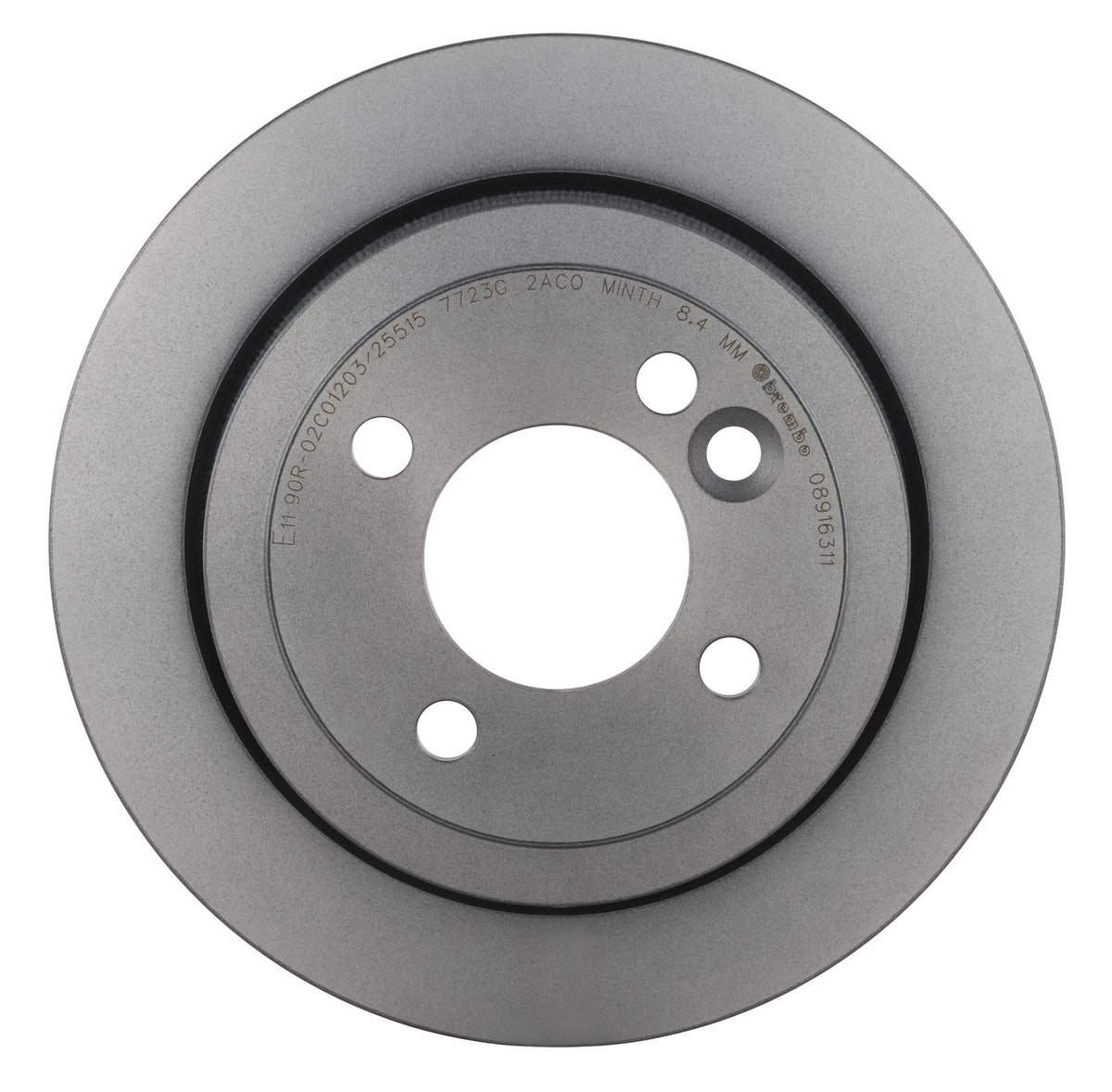 PRIME UV Coated Rear Disc Brake Rotor - 08.9163.11_07