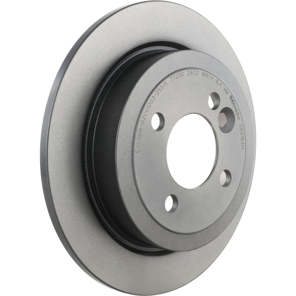 PRIME UV Coated Rear Disc Brake Rotor - 08.9163.11_03