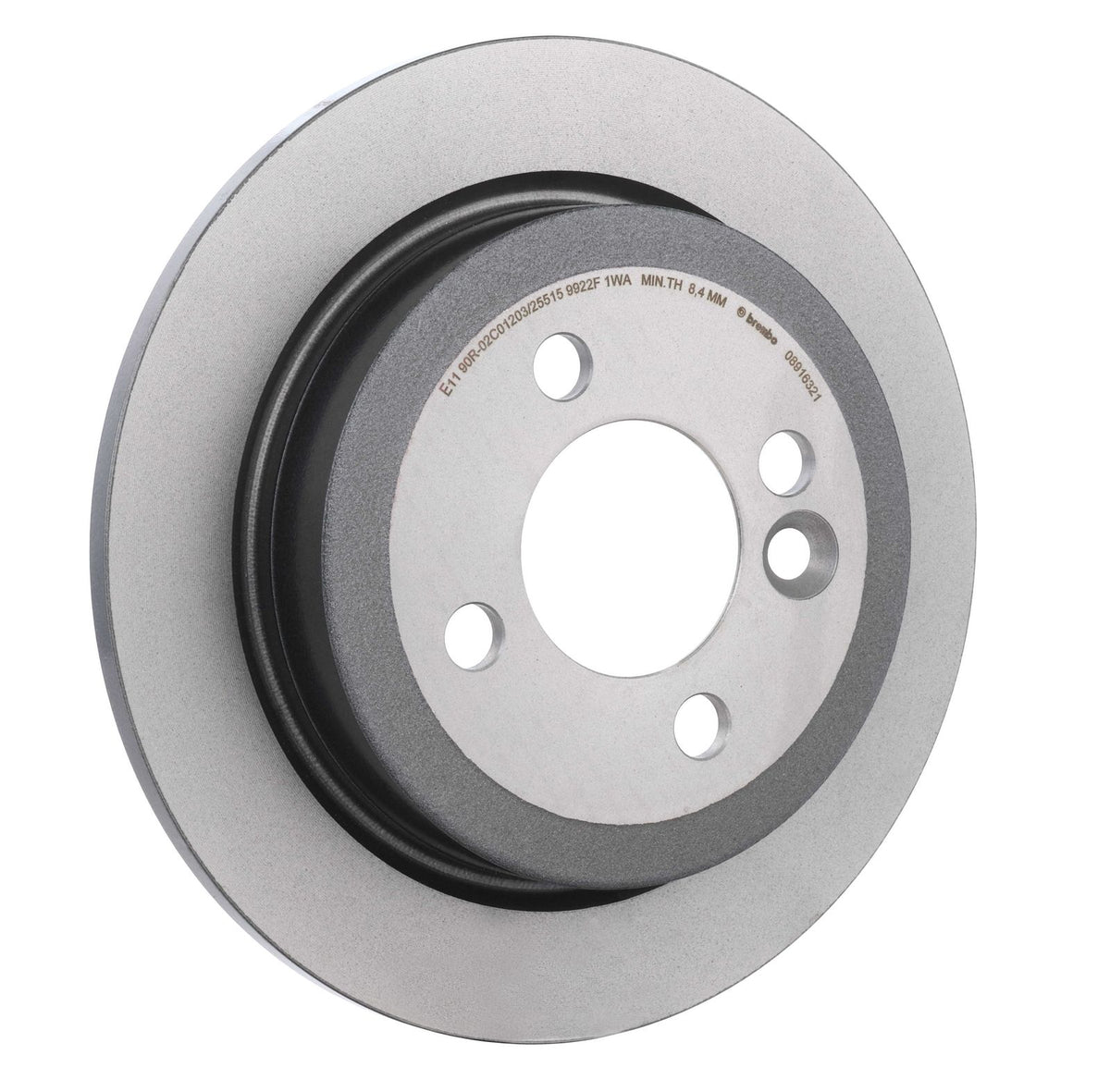 PRIME UV Coated Rear Disc Brake Rotor - 08.9163.21_24