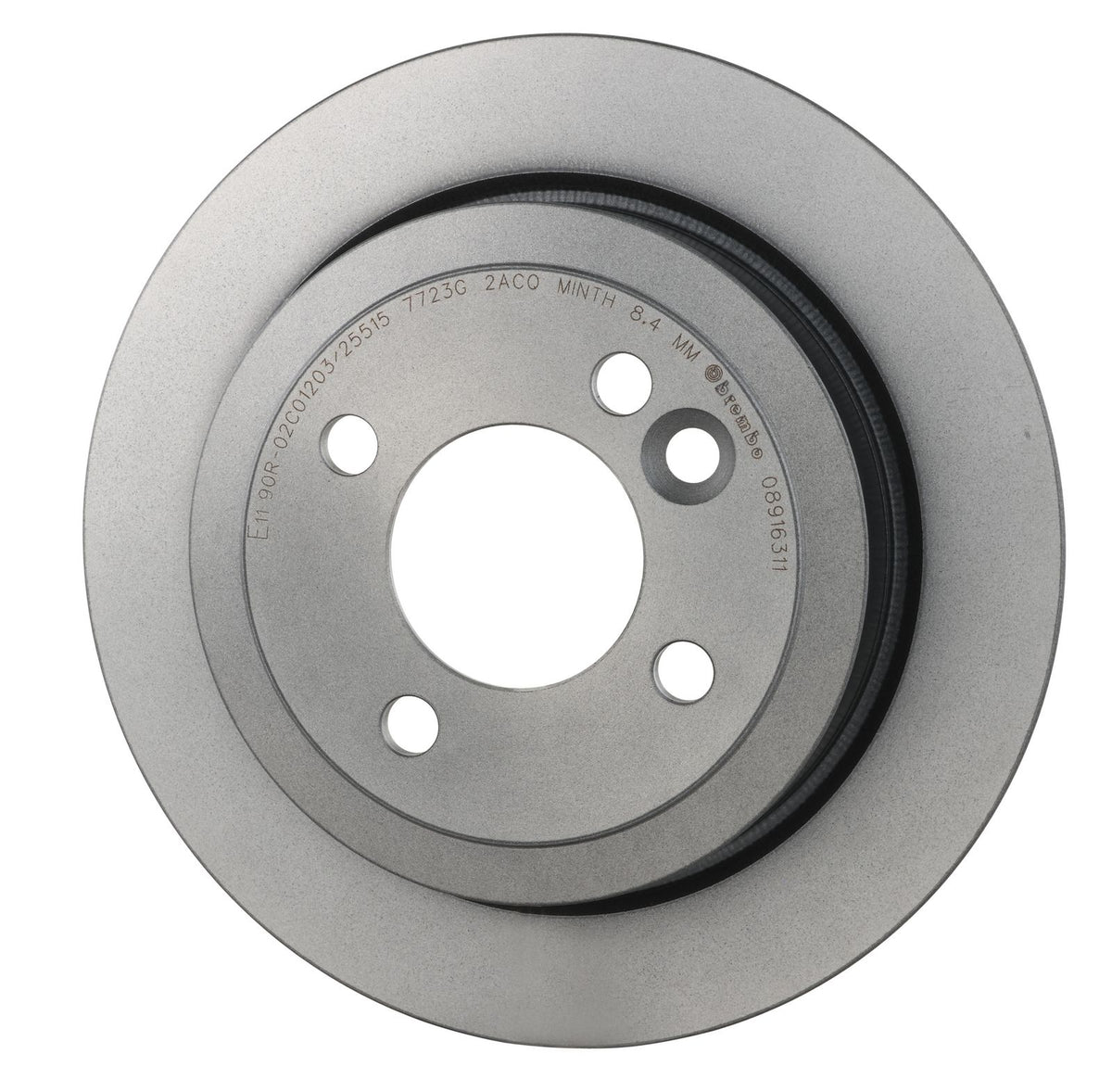 PRIME UV Coated Rear Disc Brake Rotor - 08.9163.11_08