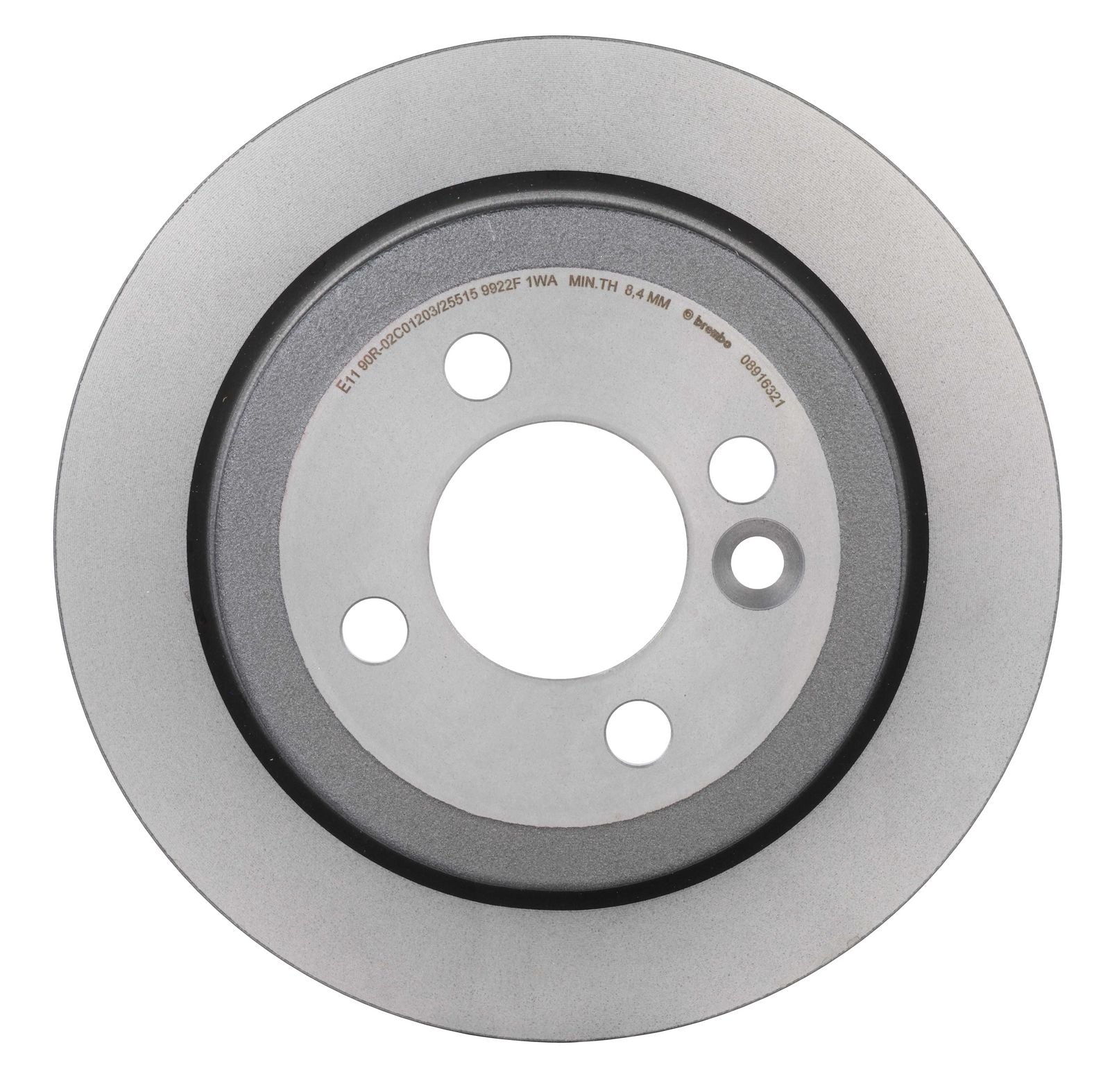 PRIME UV Coated Rear Disc Brake Rotor - 08.9163.21_02