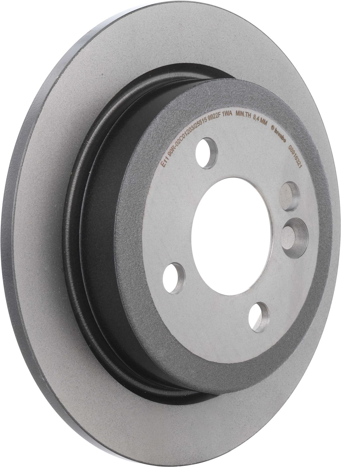 PRIME UV Coated Rear Disc Brake Rotor - 08.9163.21_01