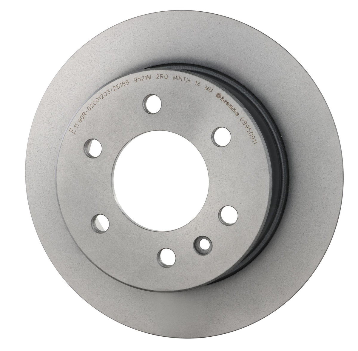 PRIME UV Coated Rear Disc Brake Rotor - 08.9509.11_08