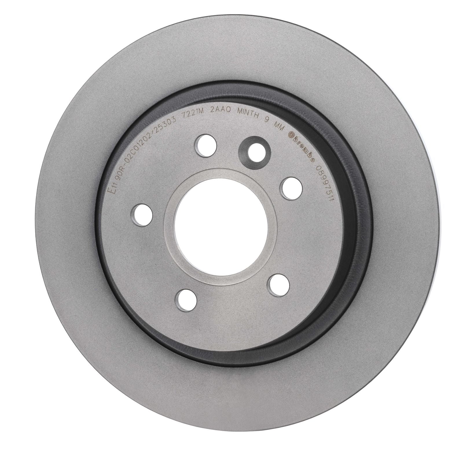 PRIME UV Coated Rear Disc Brake Rotor - 08.9975.11_08