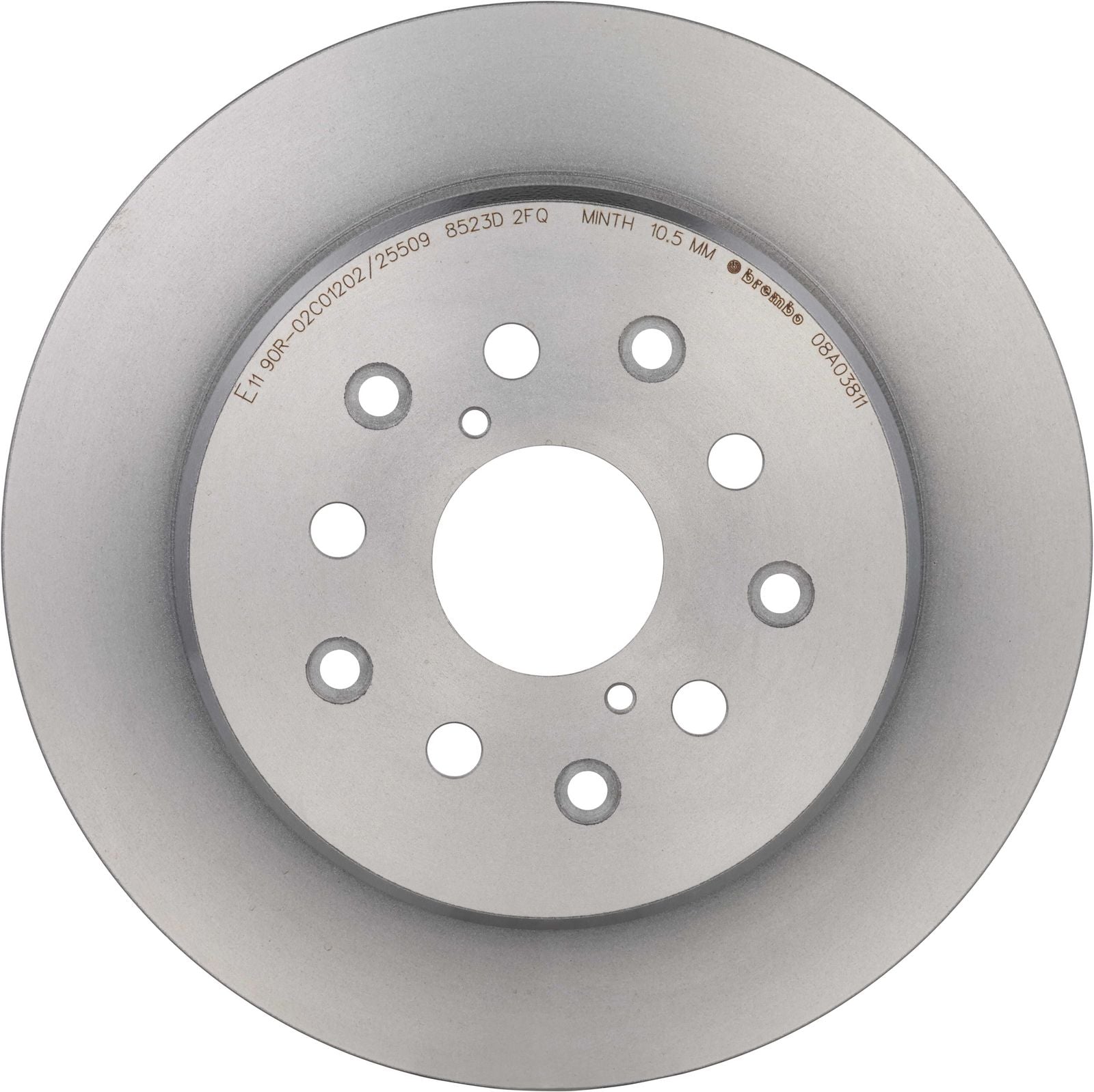 PRIME UV Coated Rear Disc Brake Rotor - 08.A038.11_03