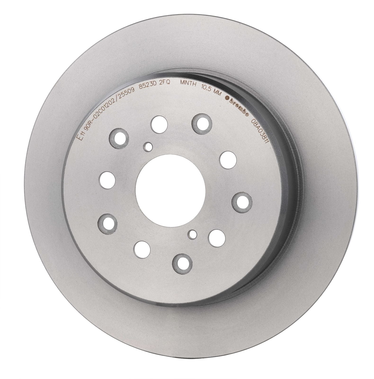 PRIME UV Coated Rear Disc Brake Rotor - 08.A038.11_03