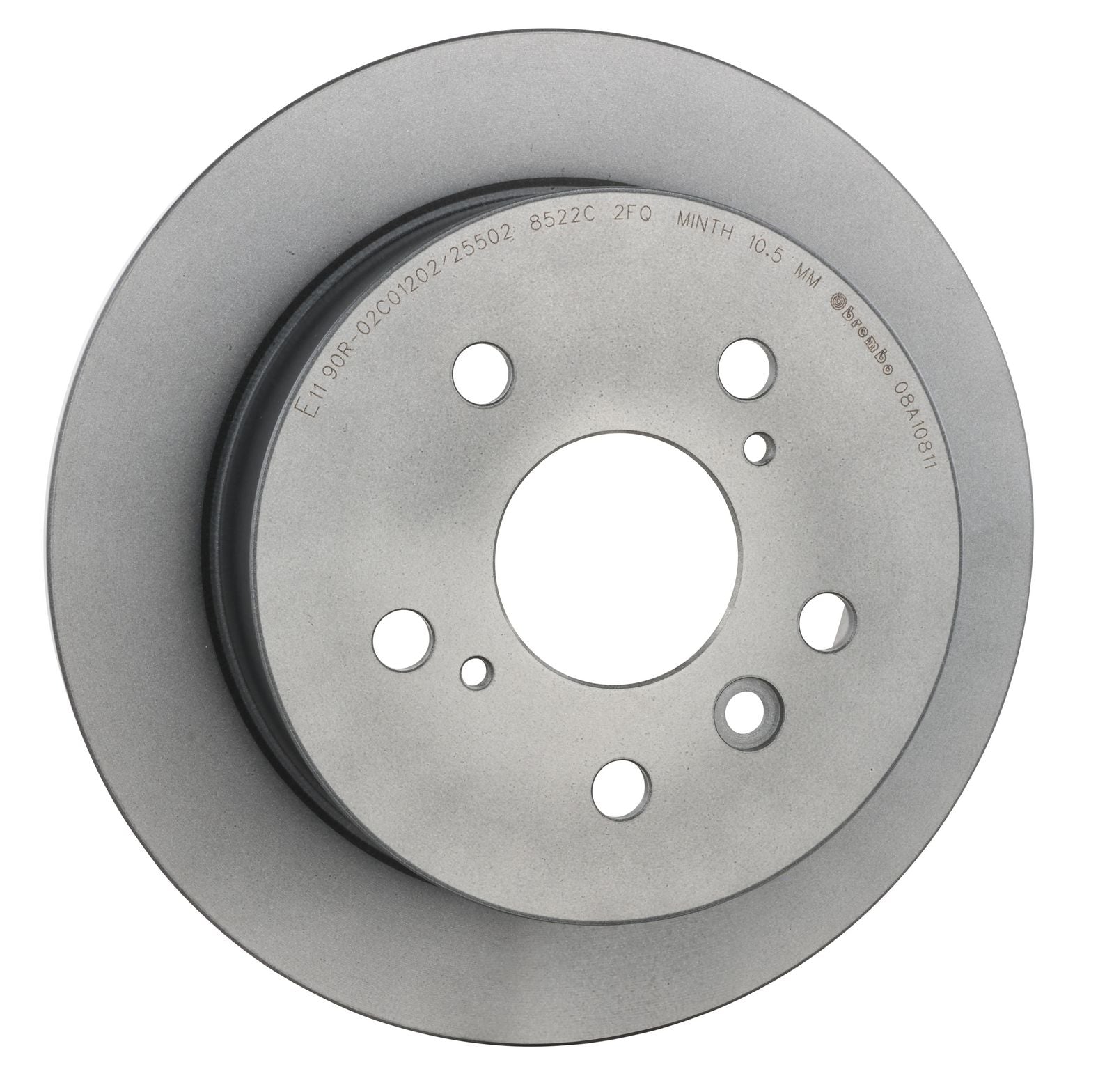 PRIME UV Coated Rear Disc Brake Rotor - 08.A108.11_30