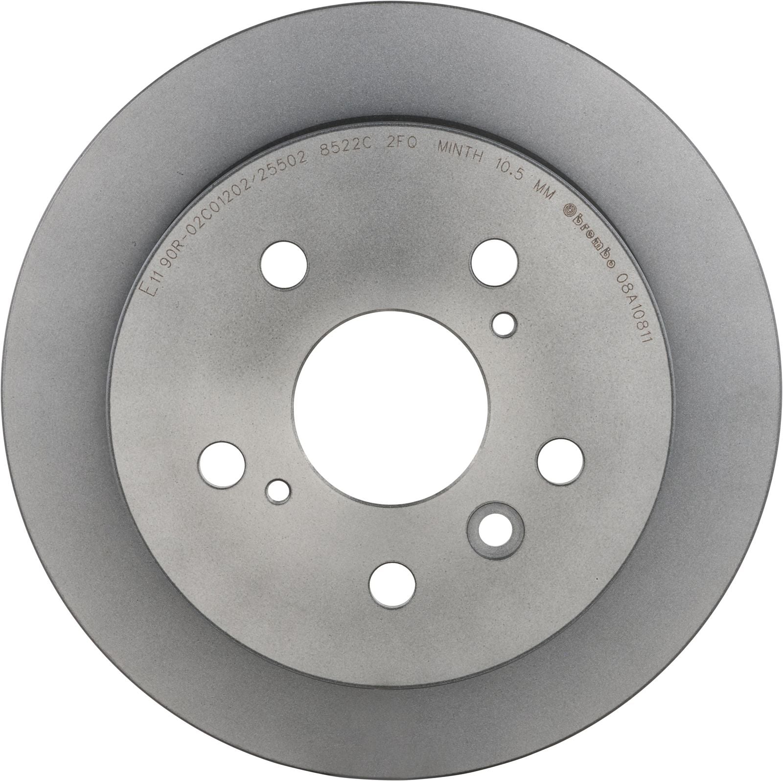 PRIME UV Coated Rear Disc Brake Rotor - 08.A108.11_03