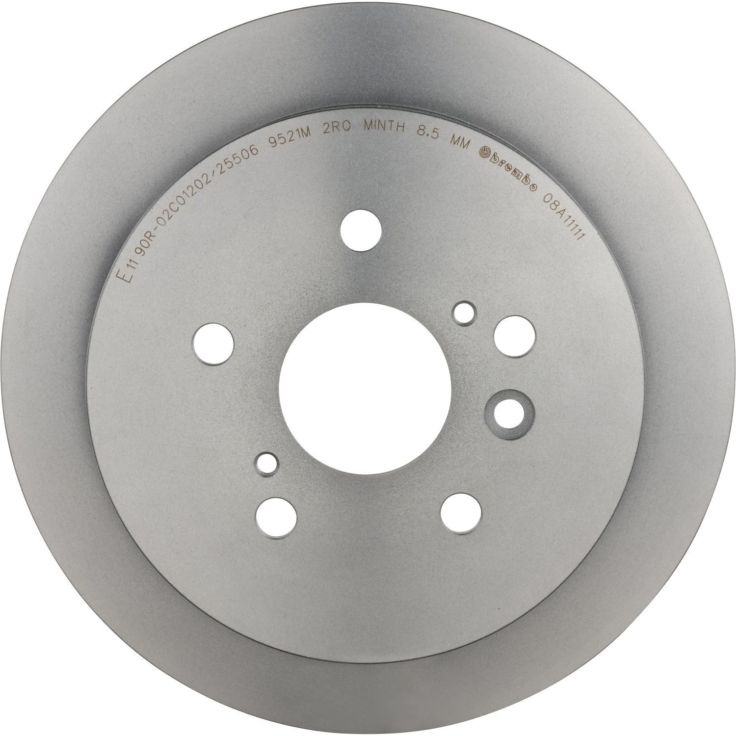 PRIME UV Coated Rear Disc Brake Rotor - 08.A111.11_02