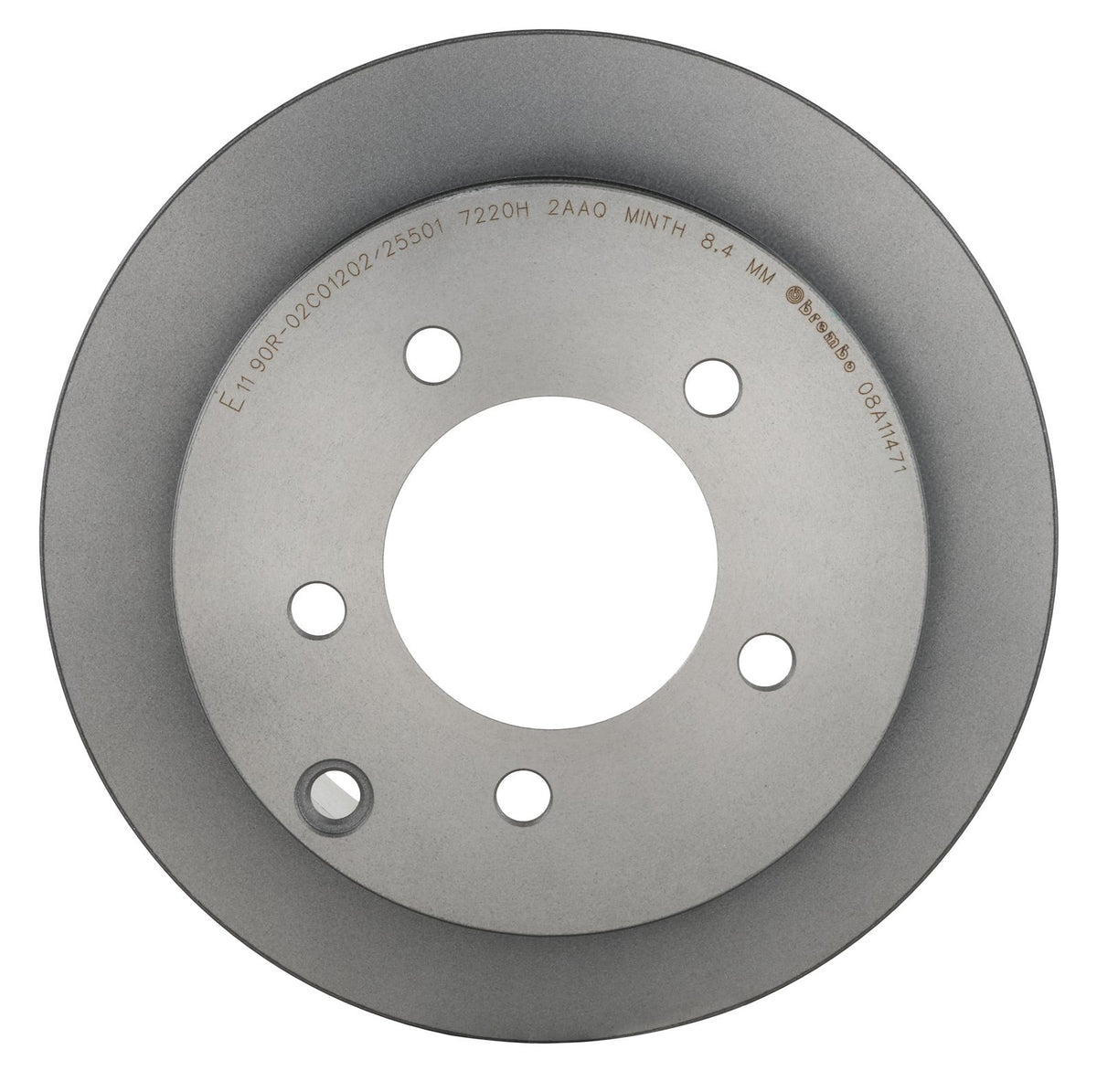 PRIME UV Coated Rear Disc Brake Rotor - 08.A114.71_06