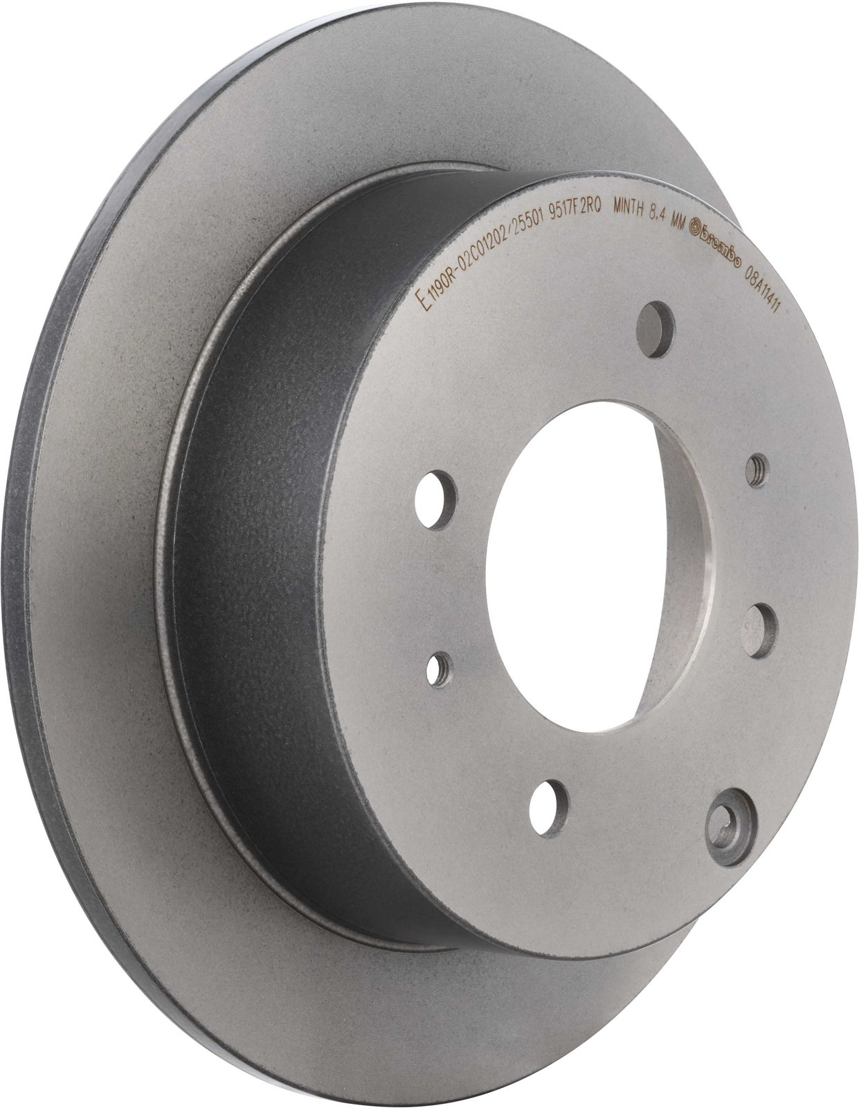 PRIME UV Coated Rear Disc Brake Rotor - 08.A114.11_01