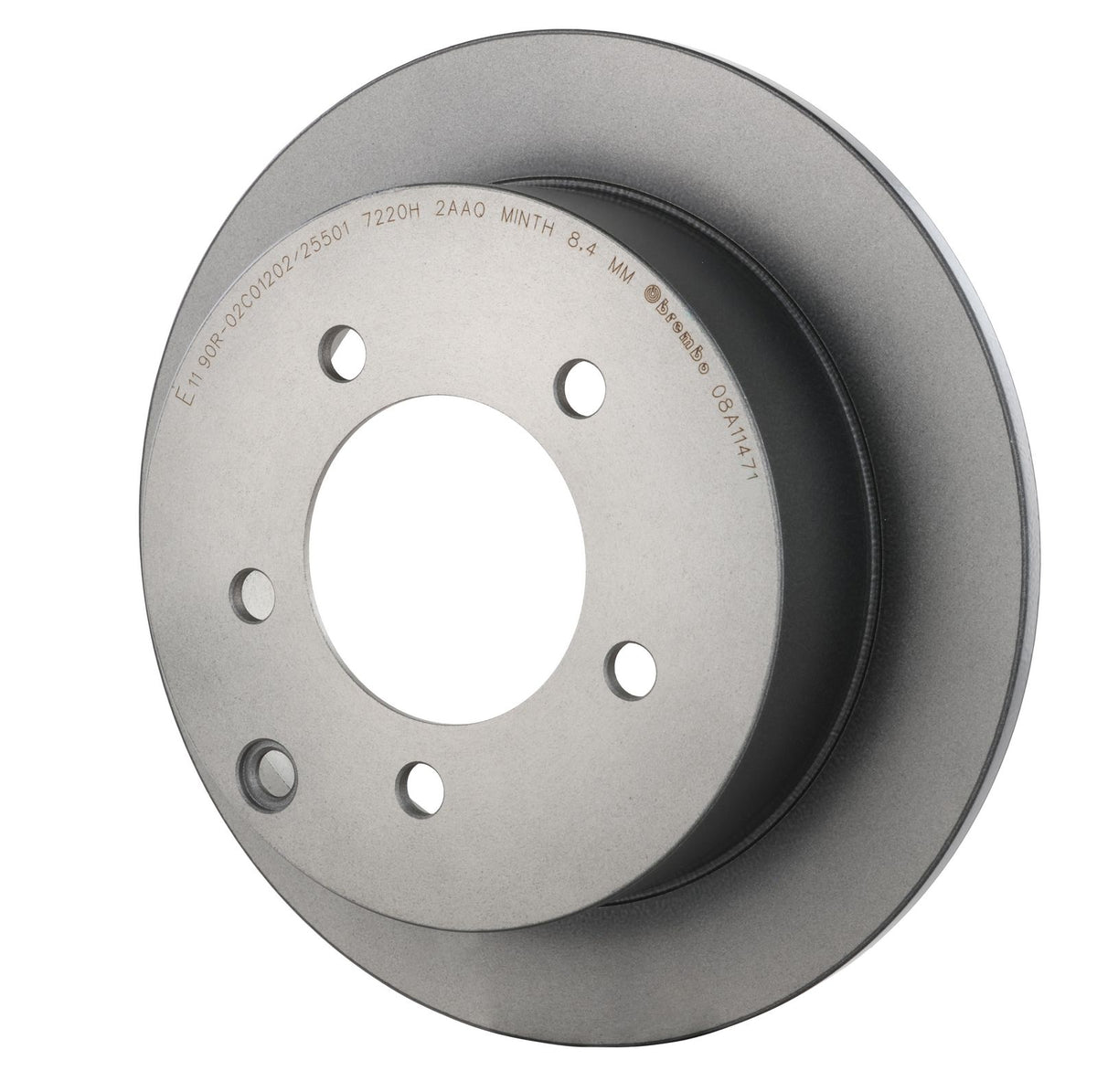 PRIME UV Coated Rear Disc Brake Rotor - 08.A114.71_08