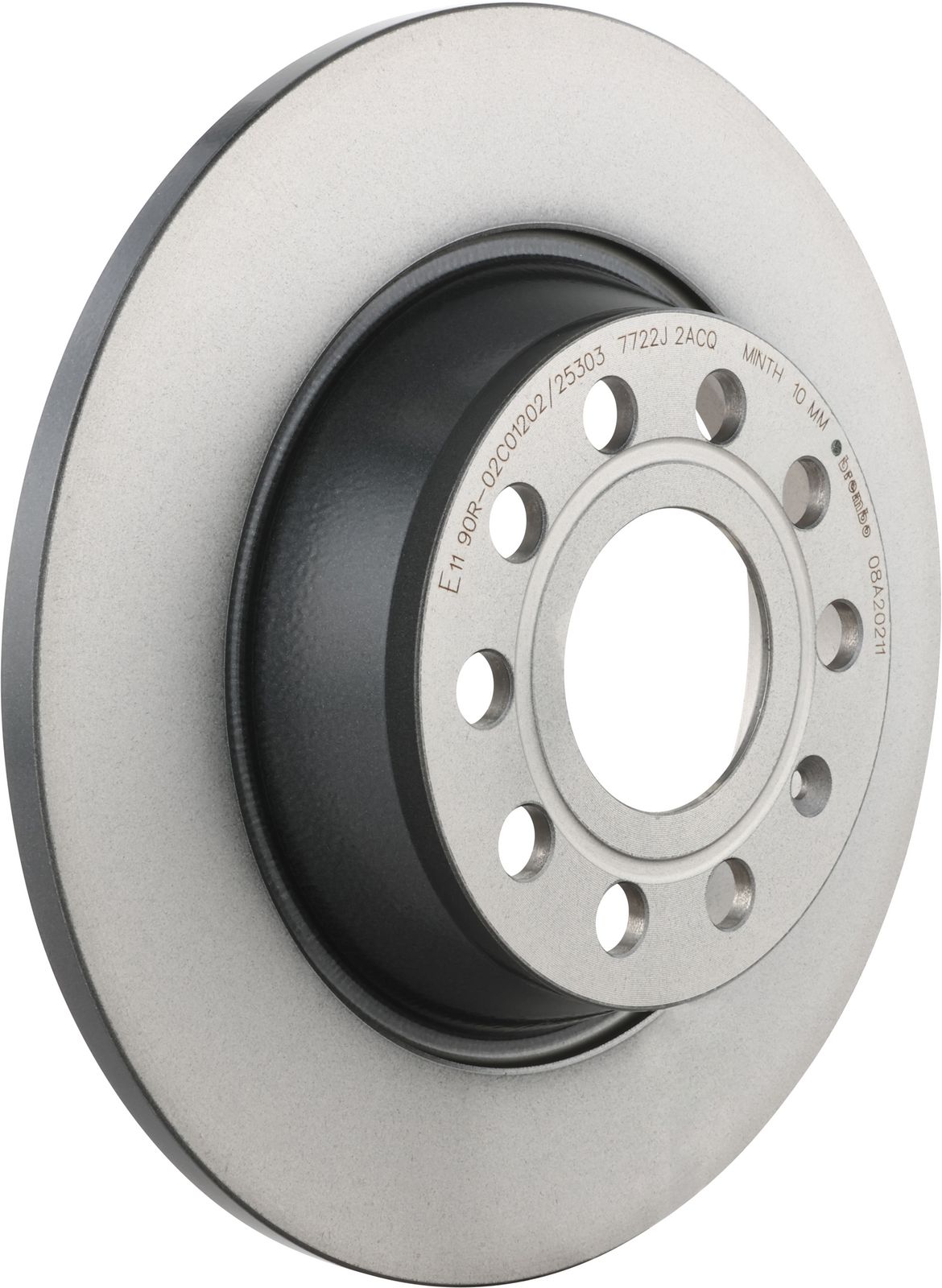 PRIME UV Coated Rear Disc Brake Rotor - 08.A202.11_01
