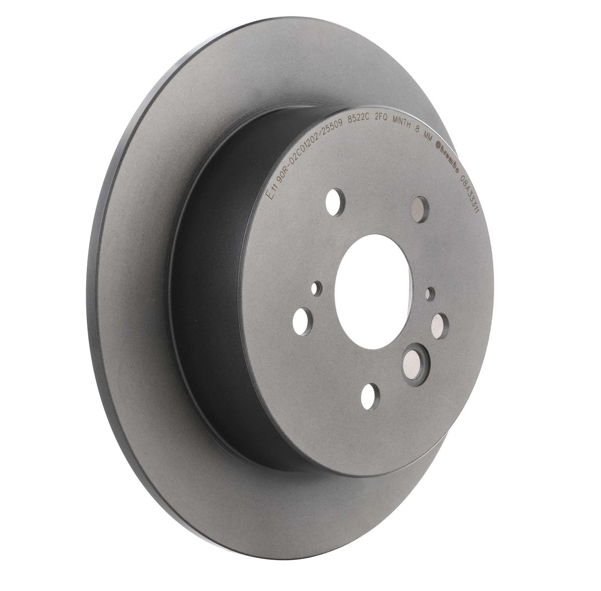 PRIME UV Coated Rear Disc Brake Rotor - 08.A333.11_27