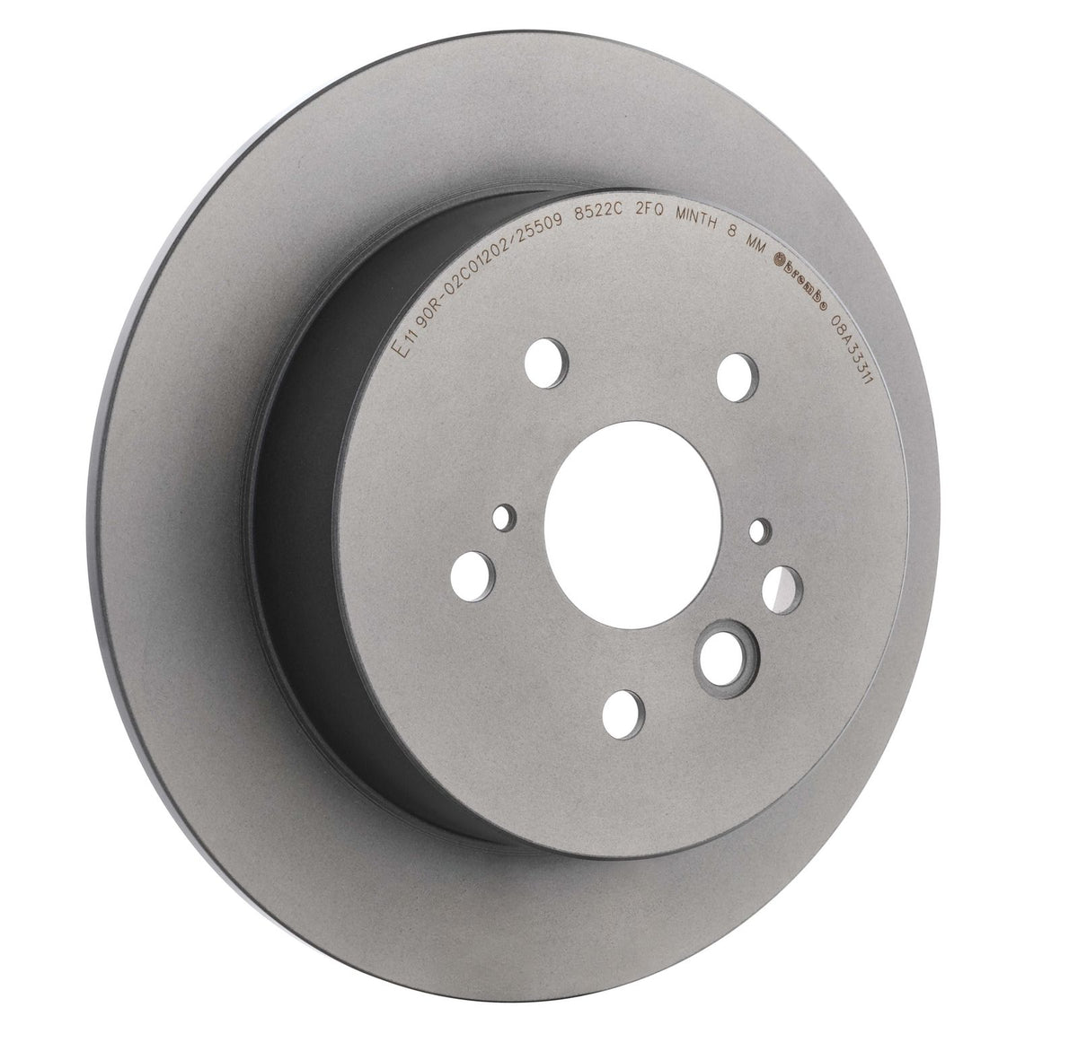 PRIME UV Coated Rear Disc Brake Rotor - 08.A333.11_28