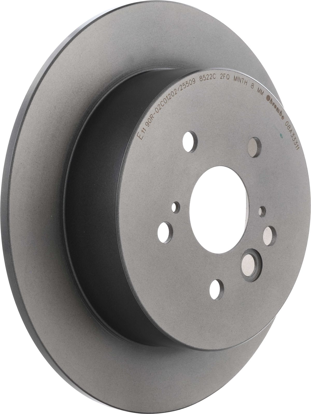 PRIME UV Coated Rear Disc Brake Rotor - 08.A333.11_01