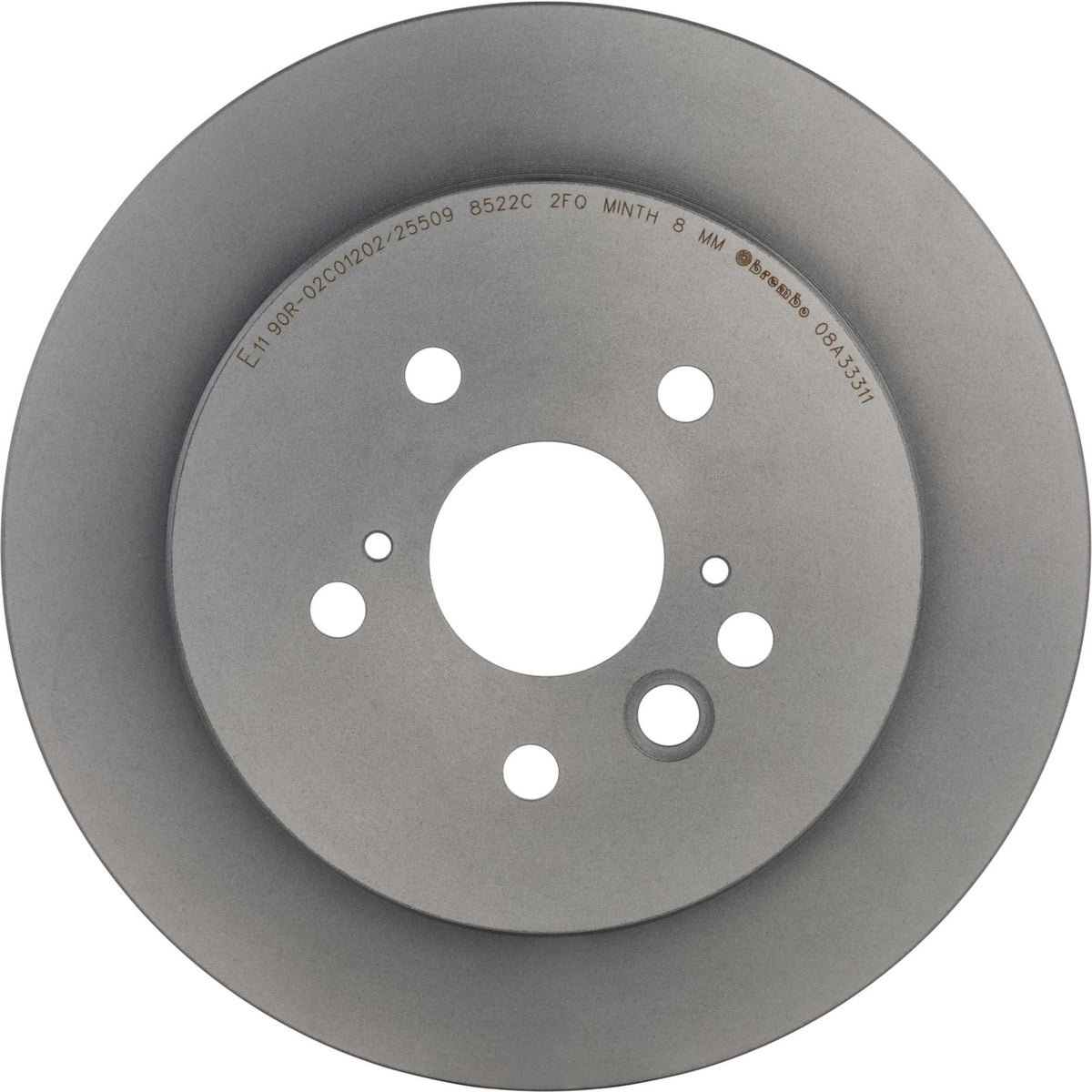 PRIME UV Coated Rear Disc Brake Rotor - 08.A333.11_05