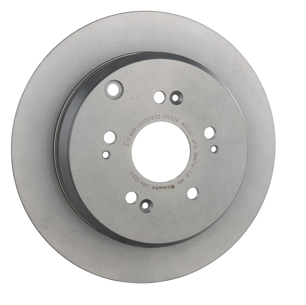 PRIME UV Coated Rear Disc Brake Rotor - 08.A355.11_25