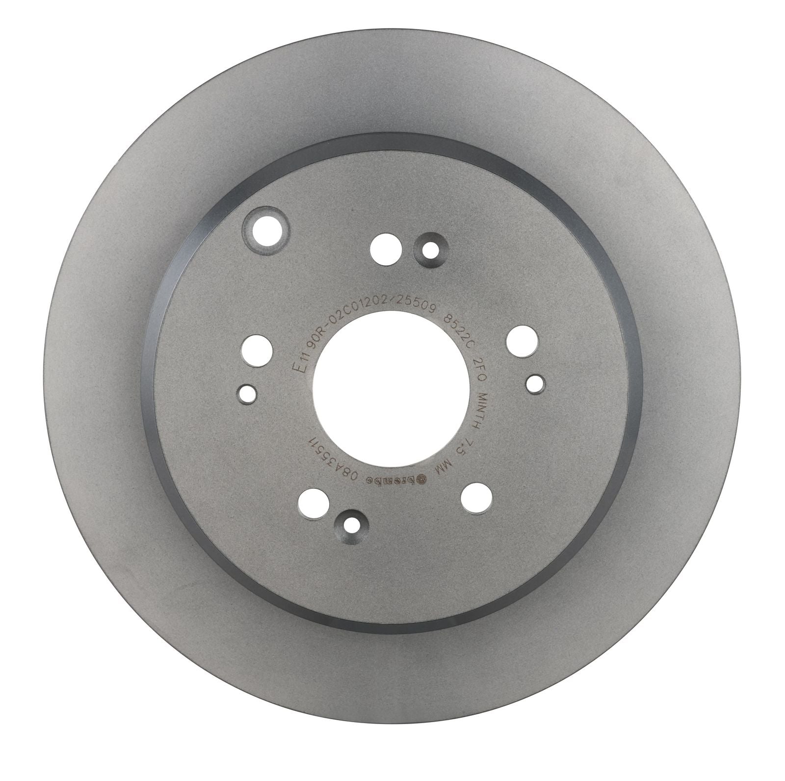 PRIME UV Coated Rear Disc Brake Rotor - 08.A355.11_02