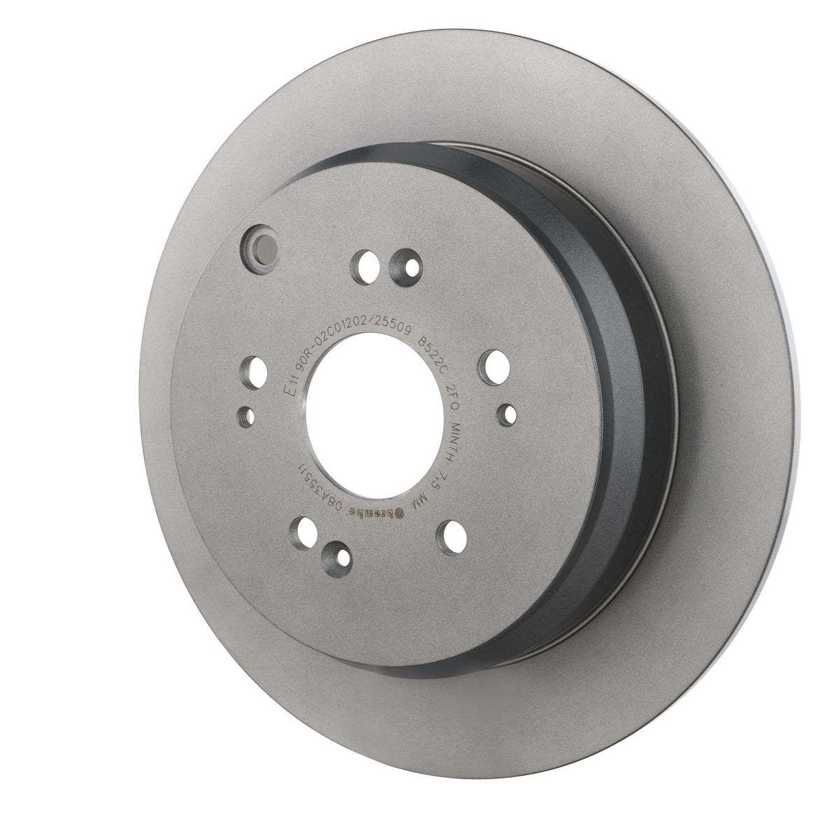PRIME UV Coated Rear Disc Brake Rotor - 08.A355.11_04