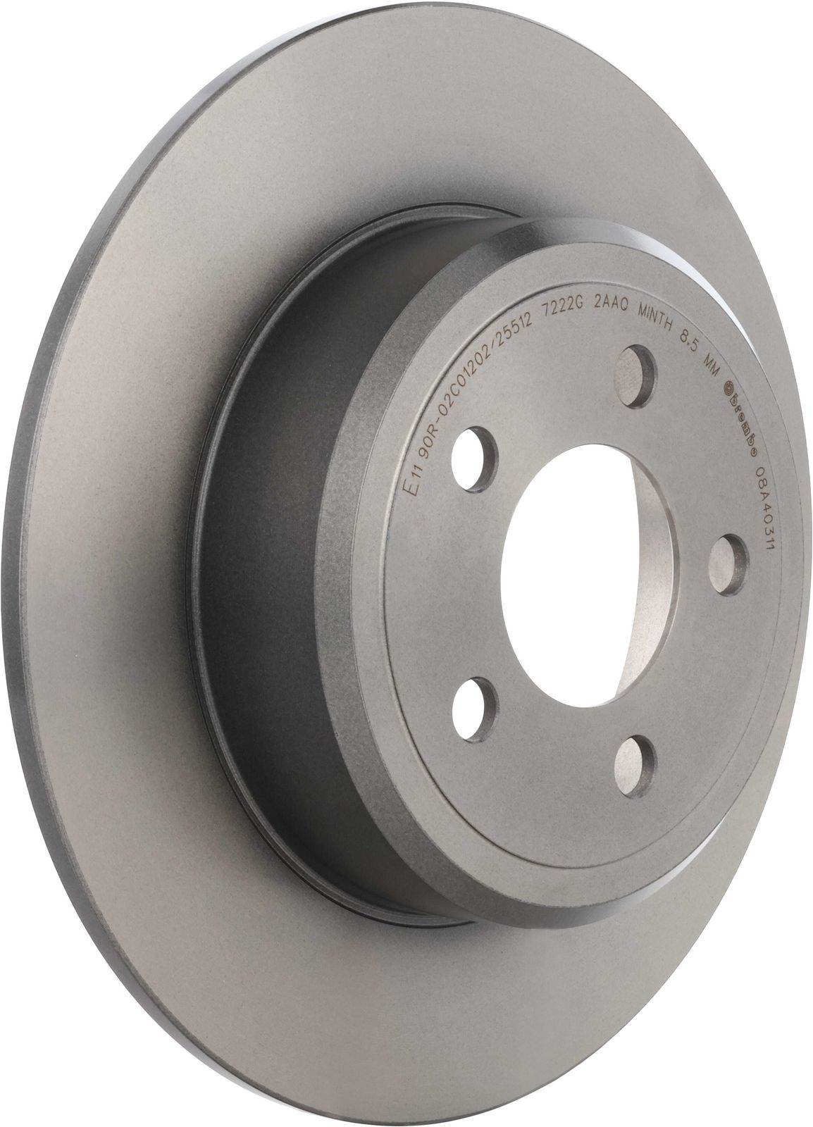 PRIME UV Coated Rear Disc Brake Rotor - 08.A403.11_01